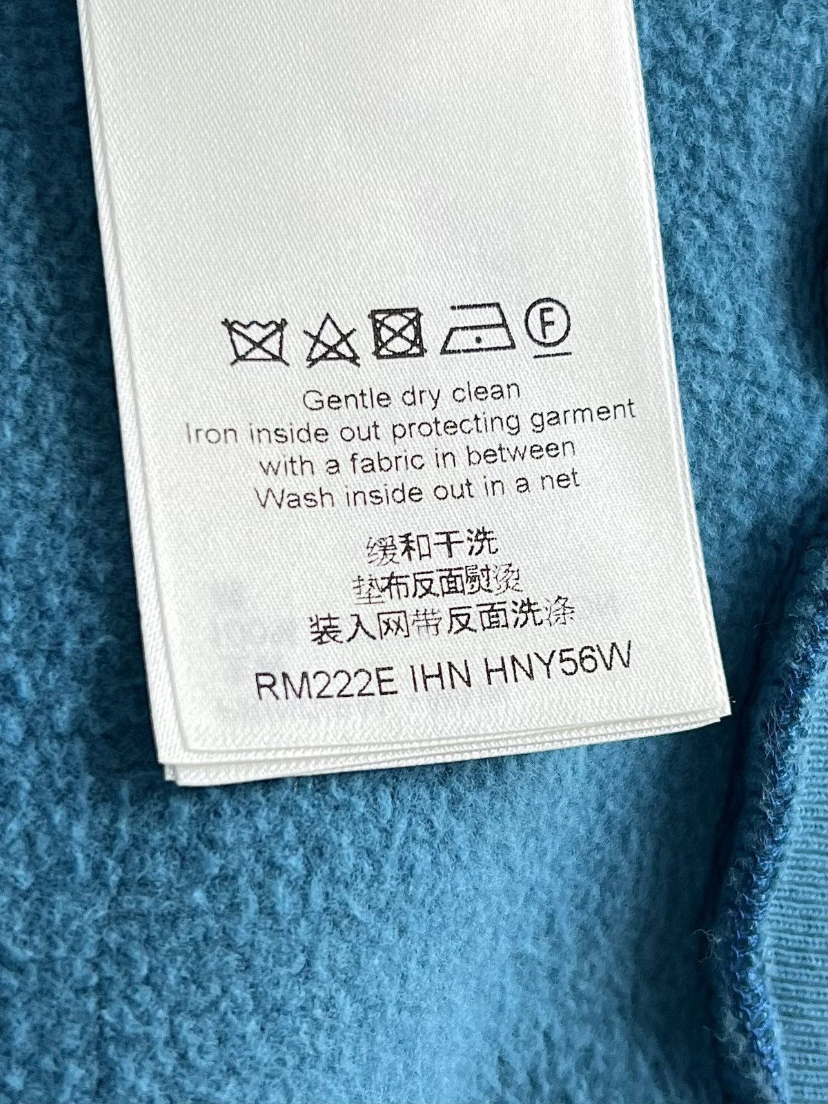 Louis Vuitton LOUIS VUITTON Hoodie LV Signature Logo Blue Men’s Size US S / EU 44-46 / 1 - 10 Thumbnail
