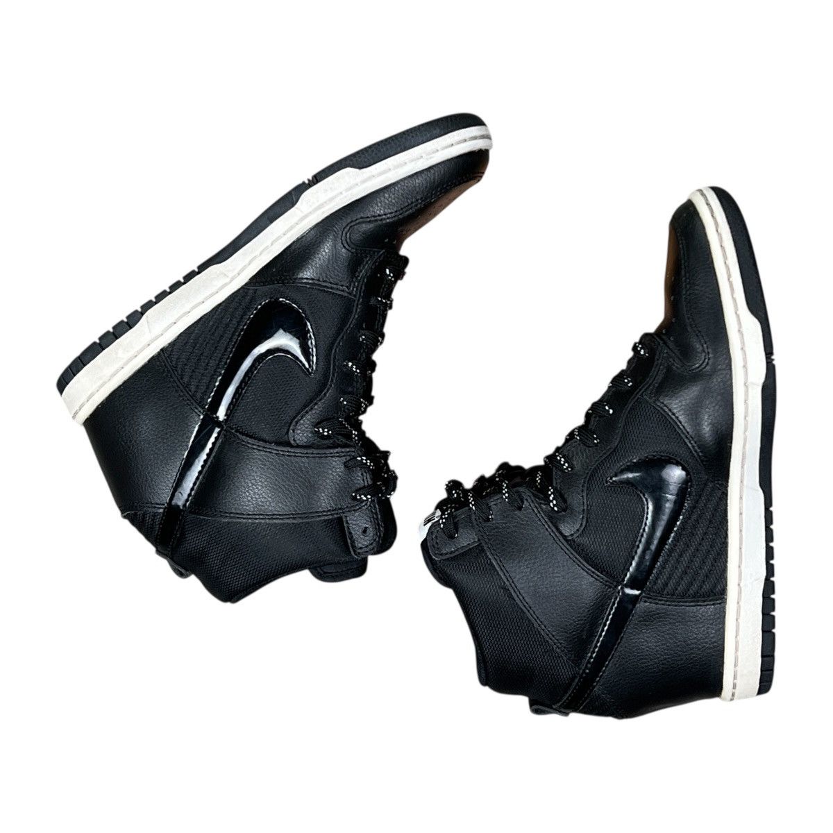 Nike Nike WMNS Dunk Sky Hi Essential Black White Wedge Sneakers Size US 8.5 / IT 38.5 - 5 Thumbnail