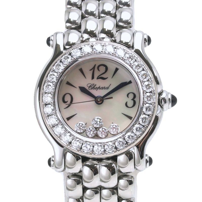 Chopard Chopard White Mother Of Pearl Happy Sport Watch 27/8275-23/11 Metal Quartz 27/8275-23/11, Women's