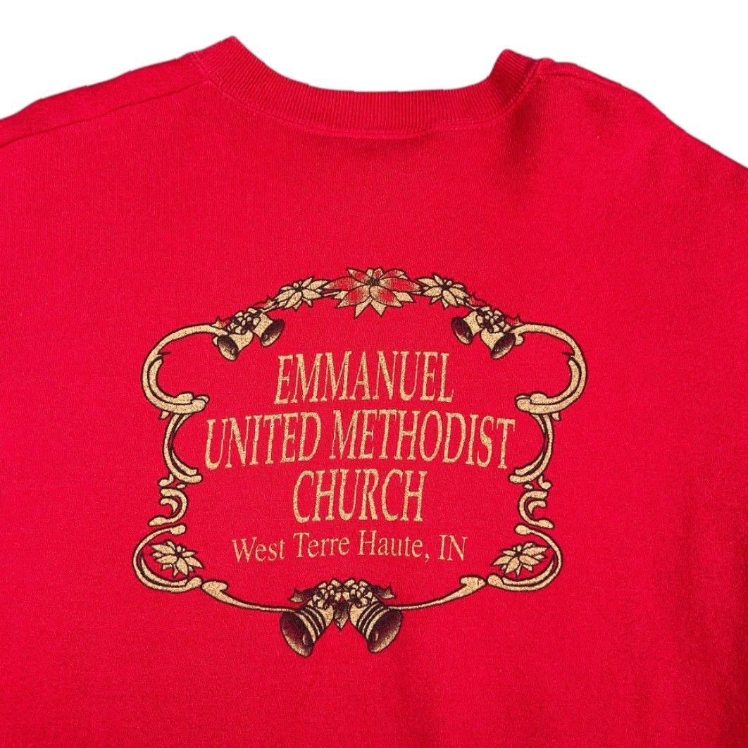 Lee VINTAGE Lee Red Sweater Adult LARGE Christmas 90s Sweatshirt Crew Neck Christmas Size US L / EU 52-54 / 3 - 4 Thumbnail