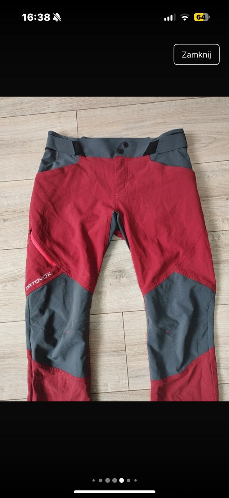 ORTOVOX Ortovox Merino Inside trekking pants XS Size 25" / US 0 / IT 36 - 6 Thumbnail