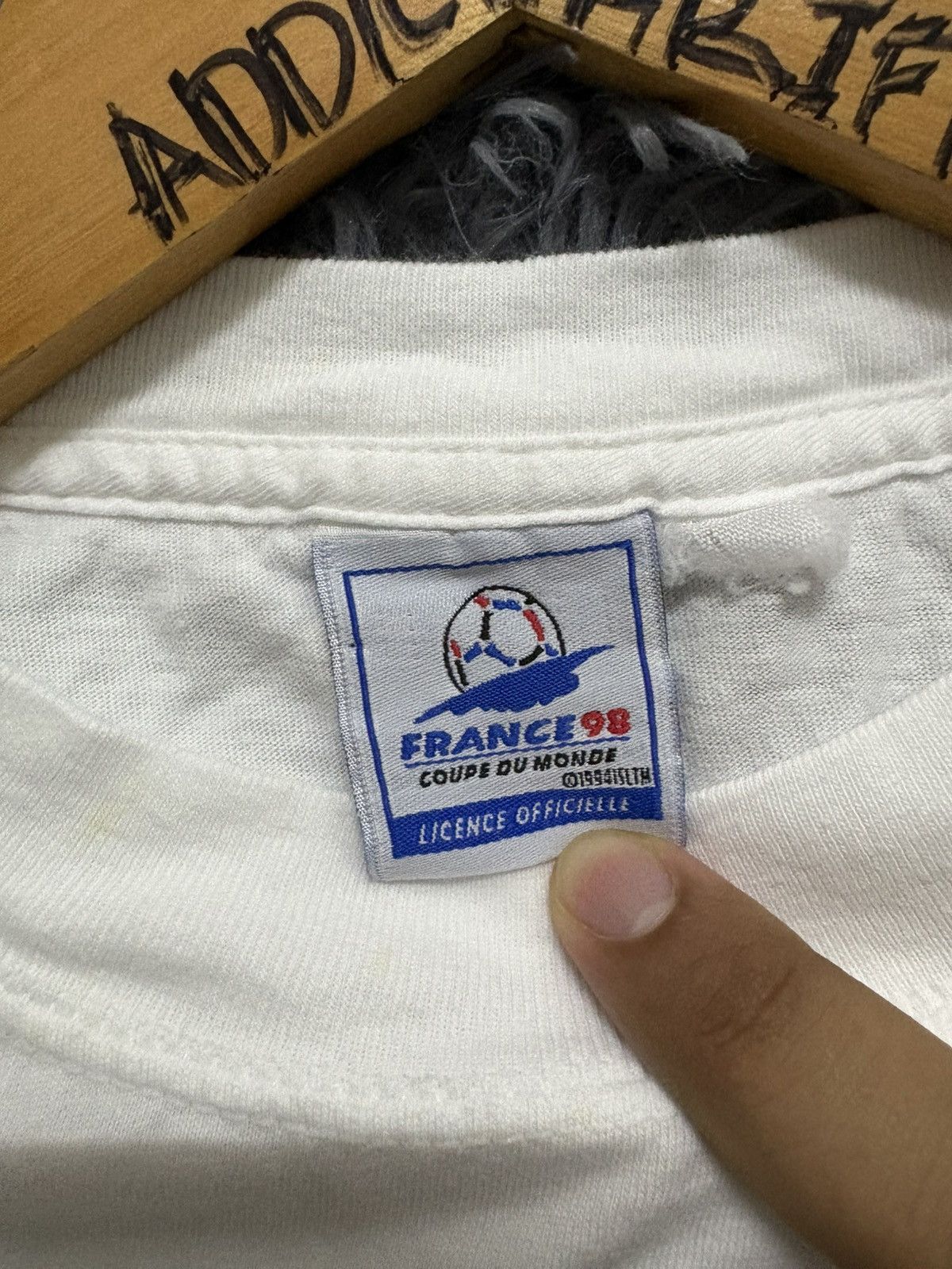 USA Olympics 🔥HOT🔥 VINTAGE FRANCE 98 COUPE DE MONDE FIFA WORLDCUP TEE Size US XL / EU 56 / 4 - 4 Thumbnail