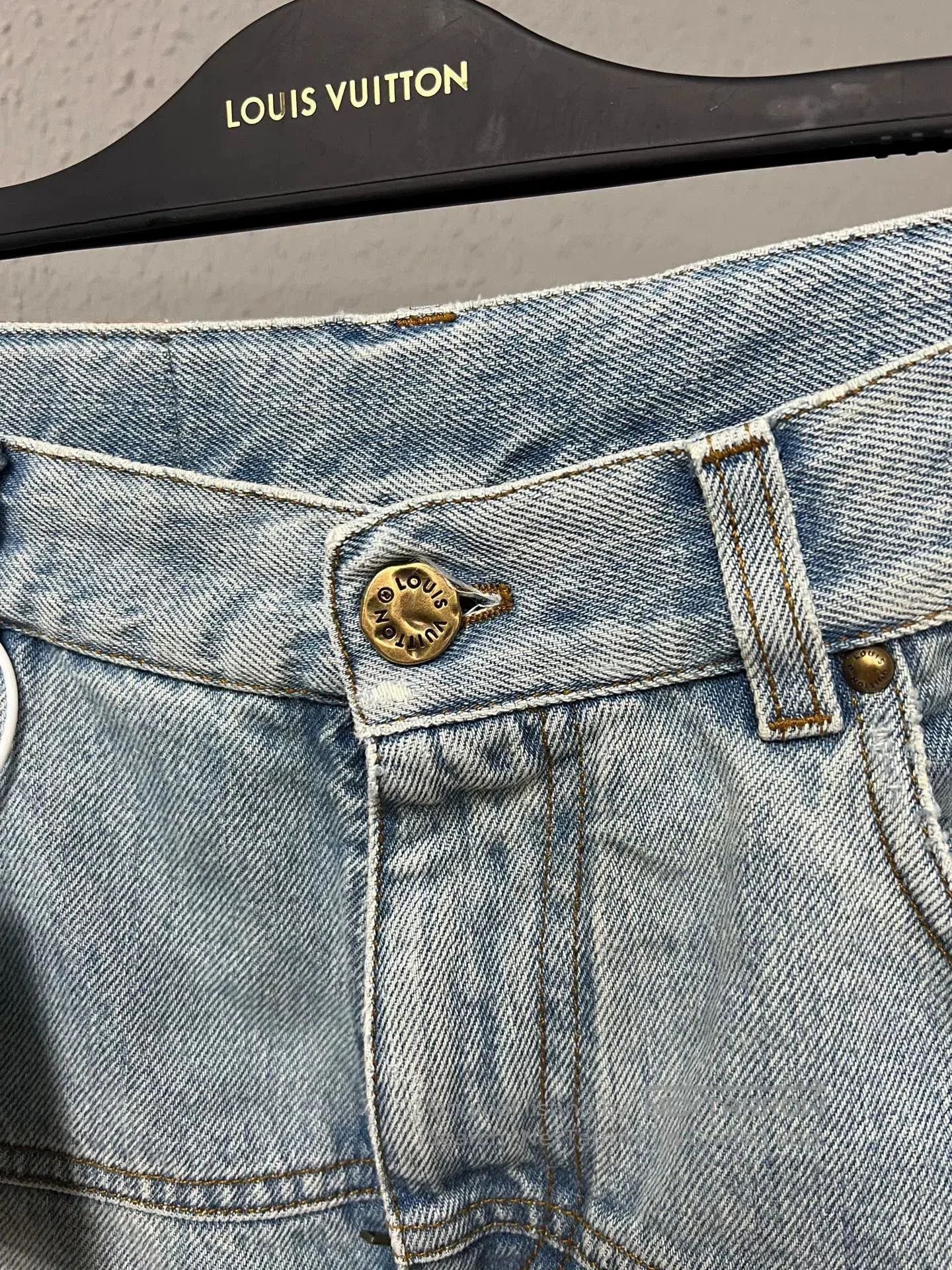 Louis Vuitton Louis Vuitton Wave Pattern Denim Pants. Size US 28 / EU 44 - 3 Thumbnail