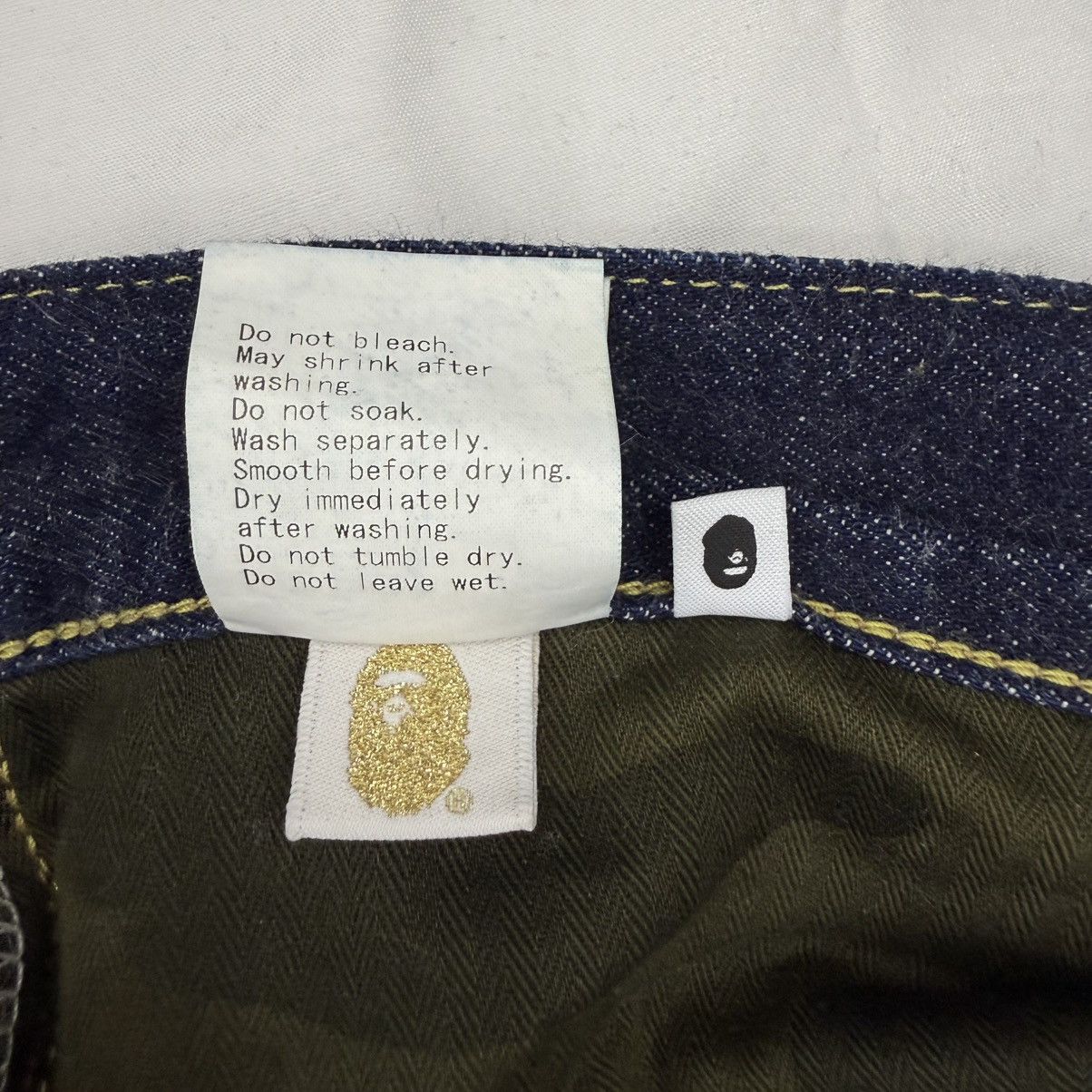 Bape Bape WGM Shark Denim Jeans Size US 32 / EU 48 - 12 Thumbnail