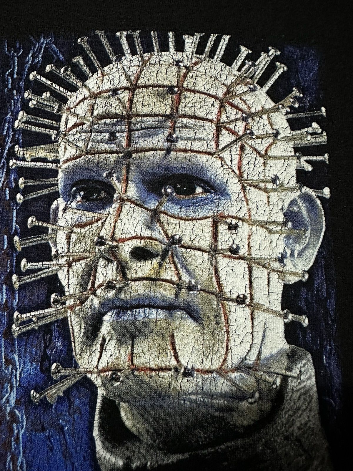 Expert Horror Vintage Movie Hellraiser Horror Promo Faded Tee Size US L / EU 52-54 / 3 - 4 Thumbnail