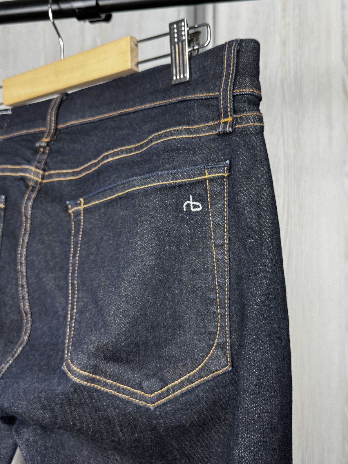 Rag & Bone Rag & Bone indigo blue standard issue skinny leg denim jeans Size US 32 / EU 48 - 4 Thumbnail