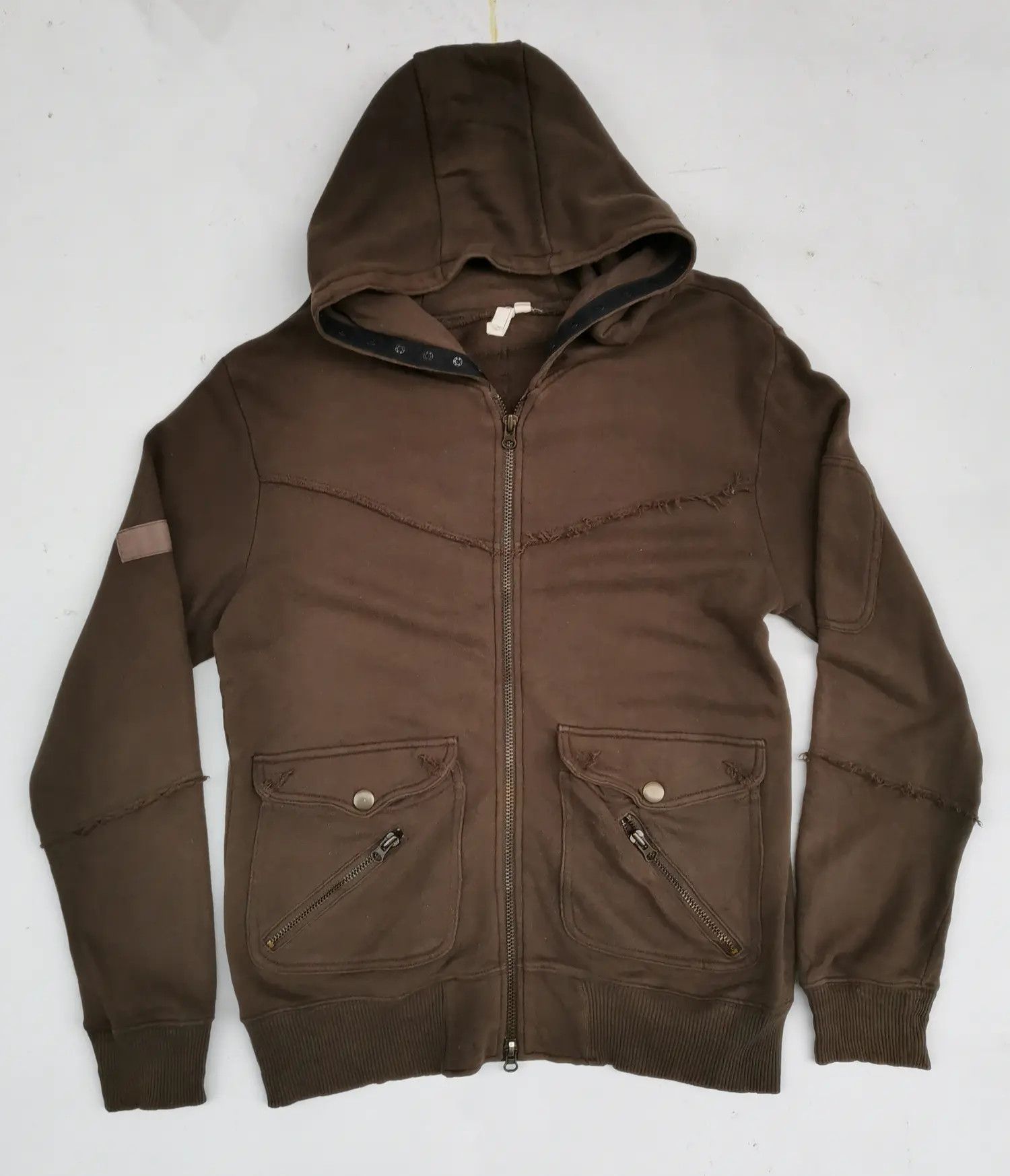 Slick Rare!!! Slick Double Pocket Hoodie Sweatshirt Size US L / EU 52-54 / 3 - 1 Thumbnail