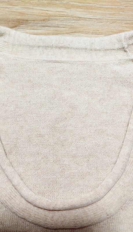 Cos 90% wool 10% cashmere sweater jumper beige vintage Size XL / US 12-14 / IT 48-50 - 3 Thumbnail