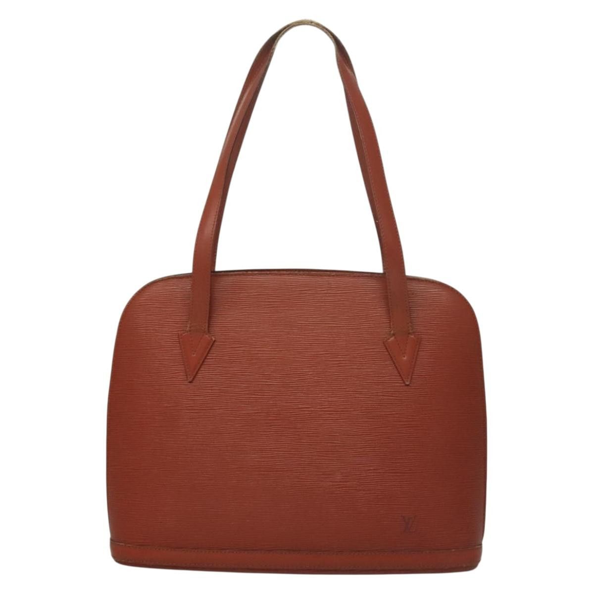 Louis Vuitton LOUIS VUITTON Epi Lussac Shoulder Bag Brown M52283 Size ONE SIZE - 13 Thumbnail