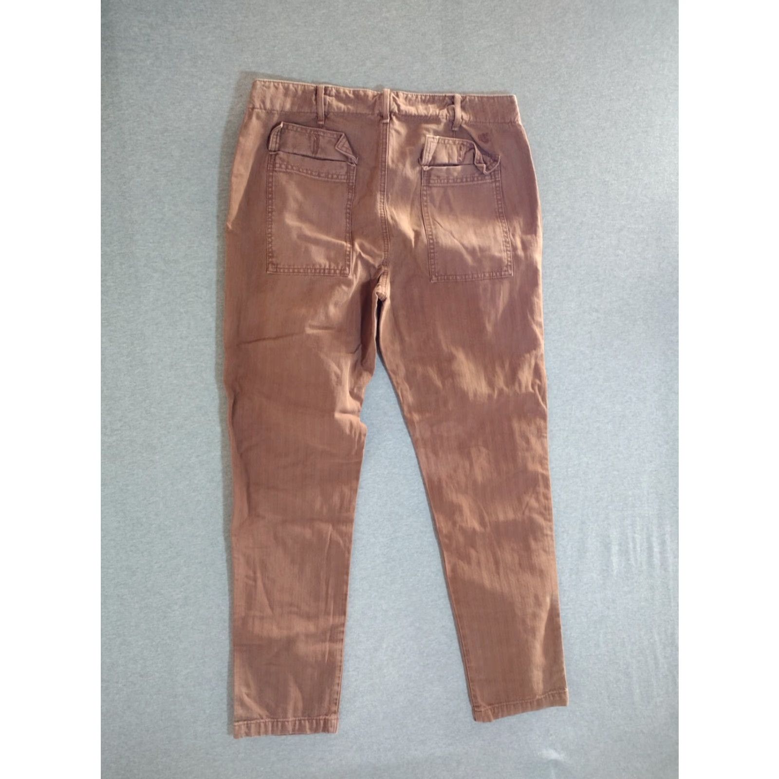 Abercrombie & Fitch Abercrombie & Fitch Worker Pants Cargo Men Rose 34X42 Cargo Pants Rose Abercrombie & Fitch Men Size US 34 / EU 50 - 2 Thumbnail
