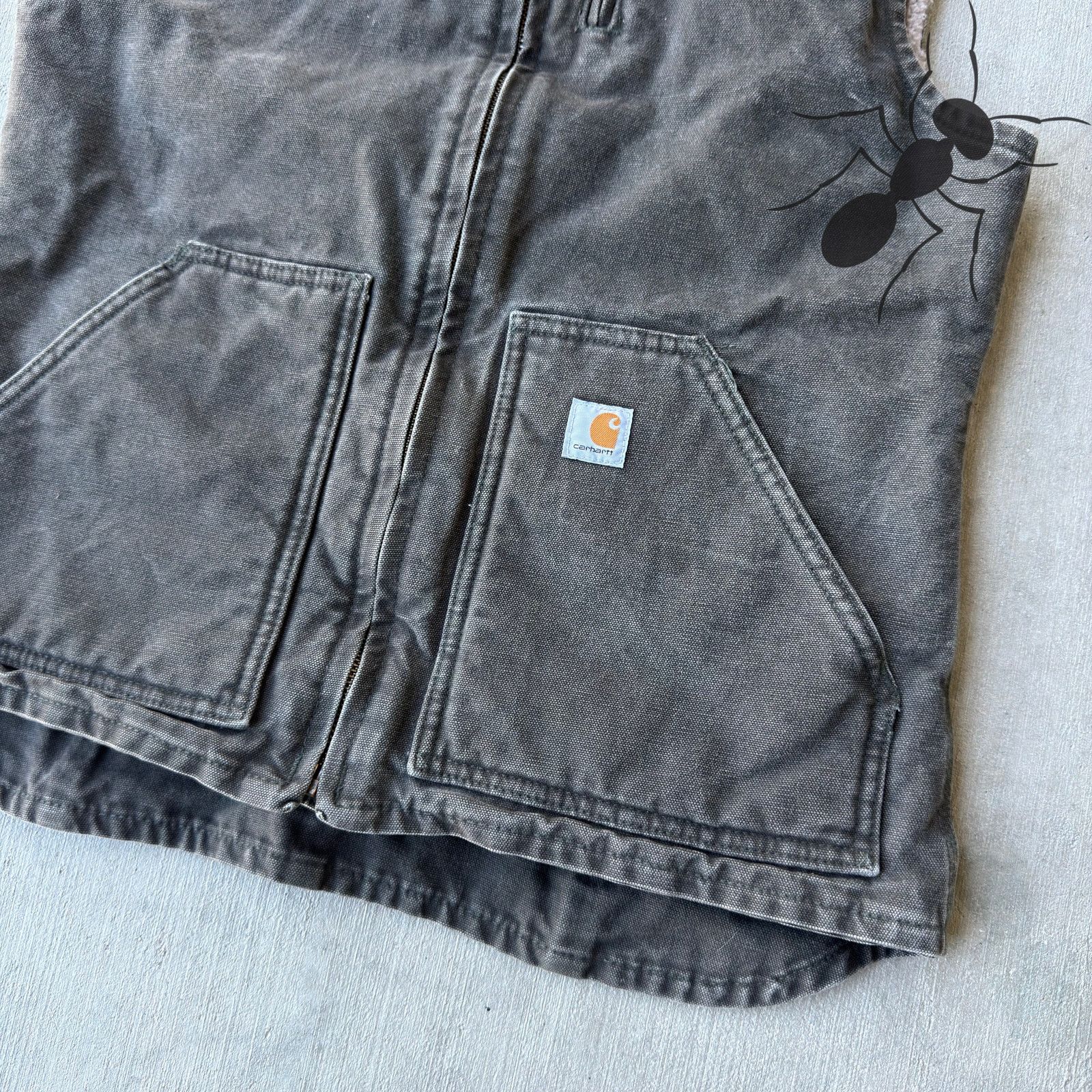 Carhartt × Vintage Vintage Y2K Carhartt WOMENS WV001 green work wear vest Size US S / EU 44-46 / 1 - 2 Thumbnail
