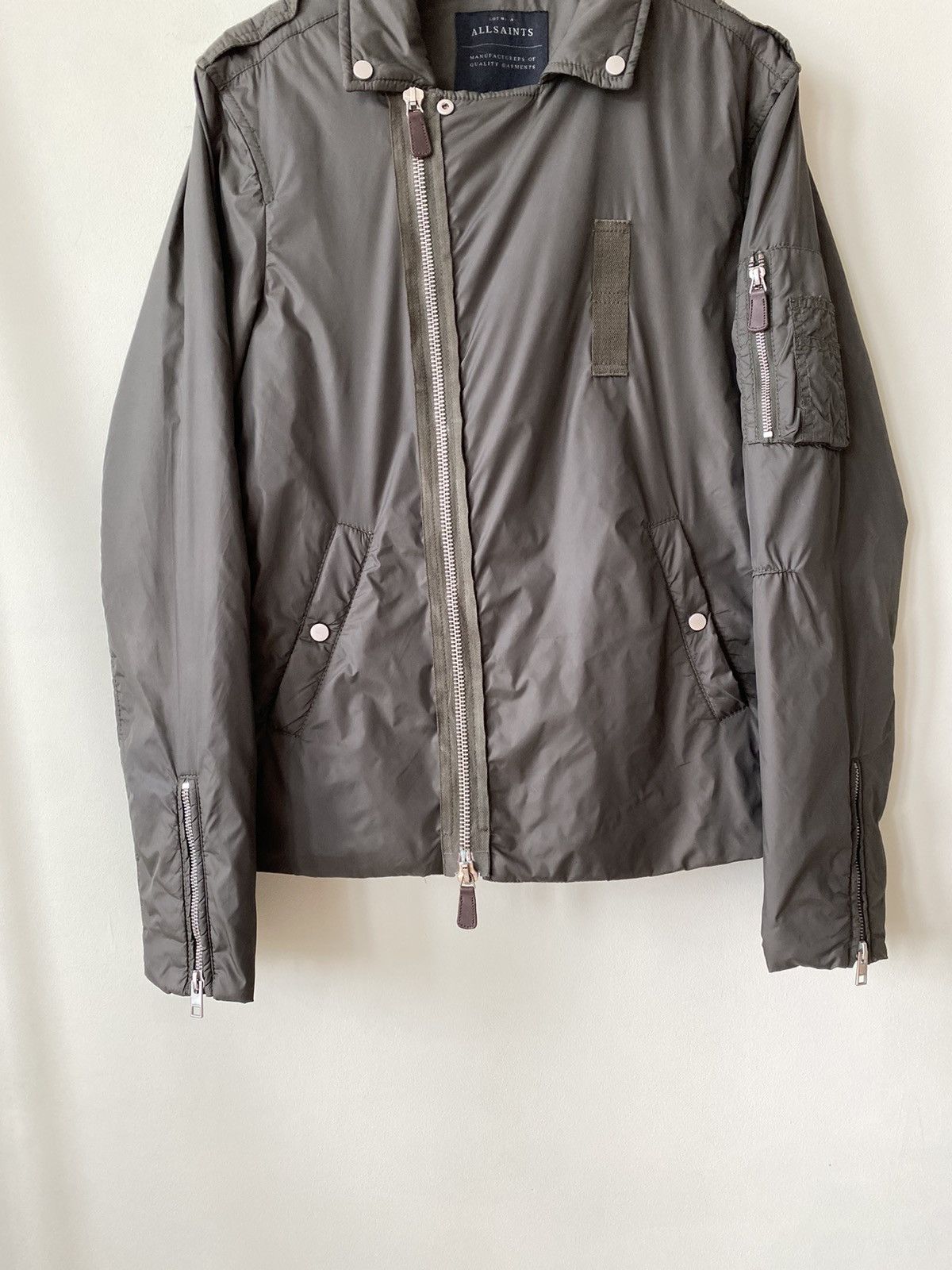 Allsaints Allsaints Lynx Biker Nylon Jacket Size US S / EU 44-46 / 1 - 5 Thumbnail