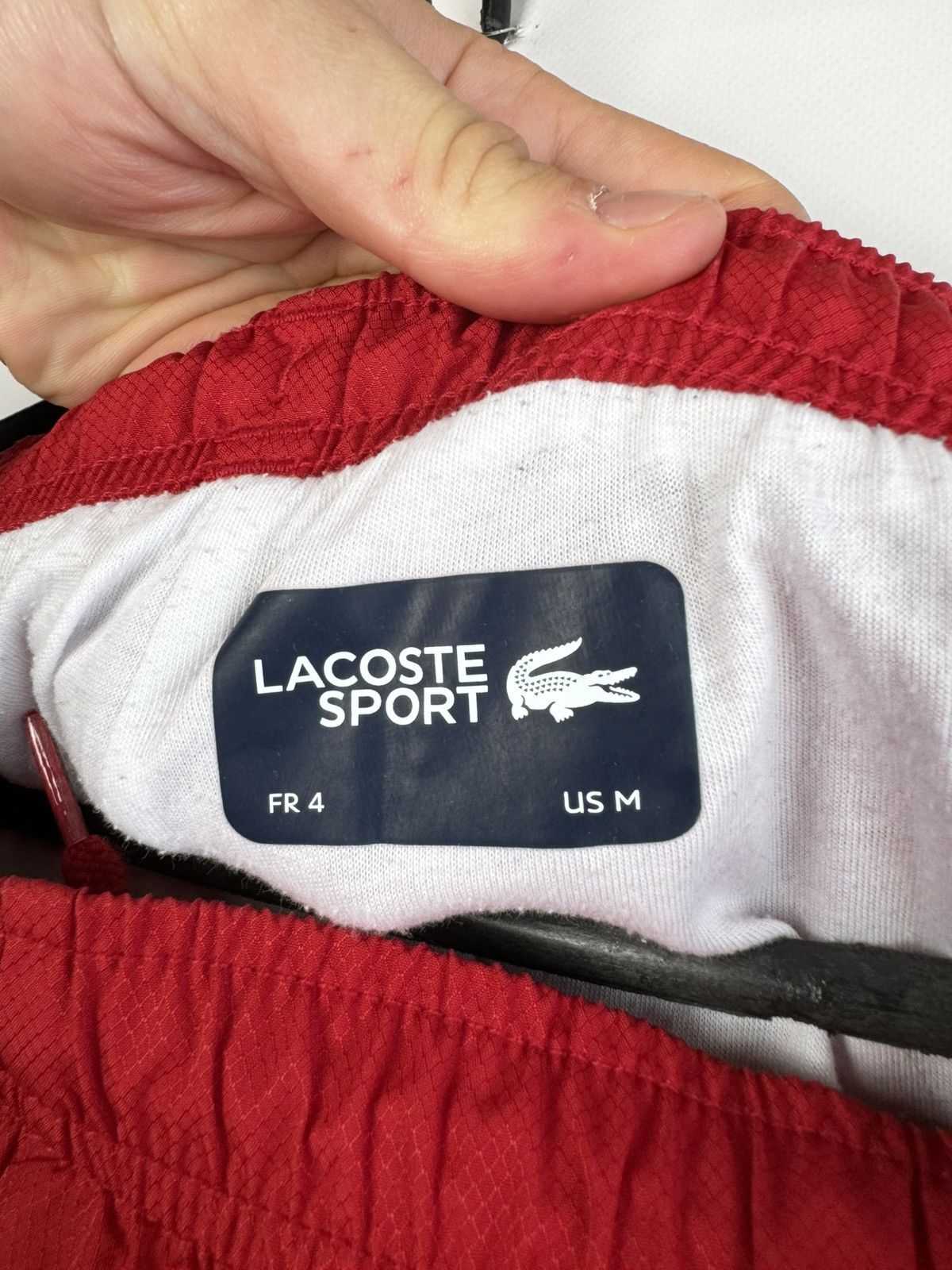 Other Lacoste Nylon Track Pants Red Size M Size US 32 / EU 48 - 9 Thumbnail