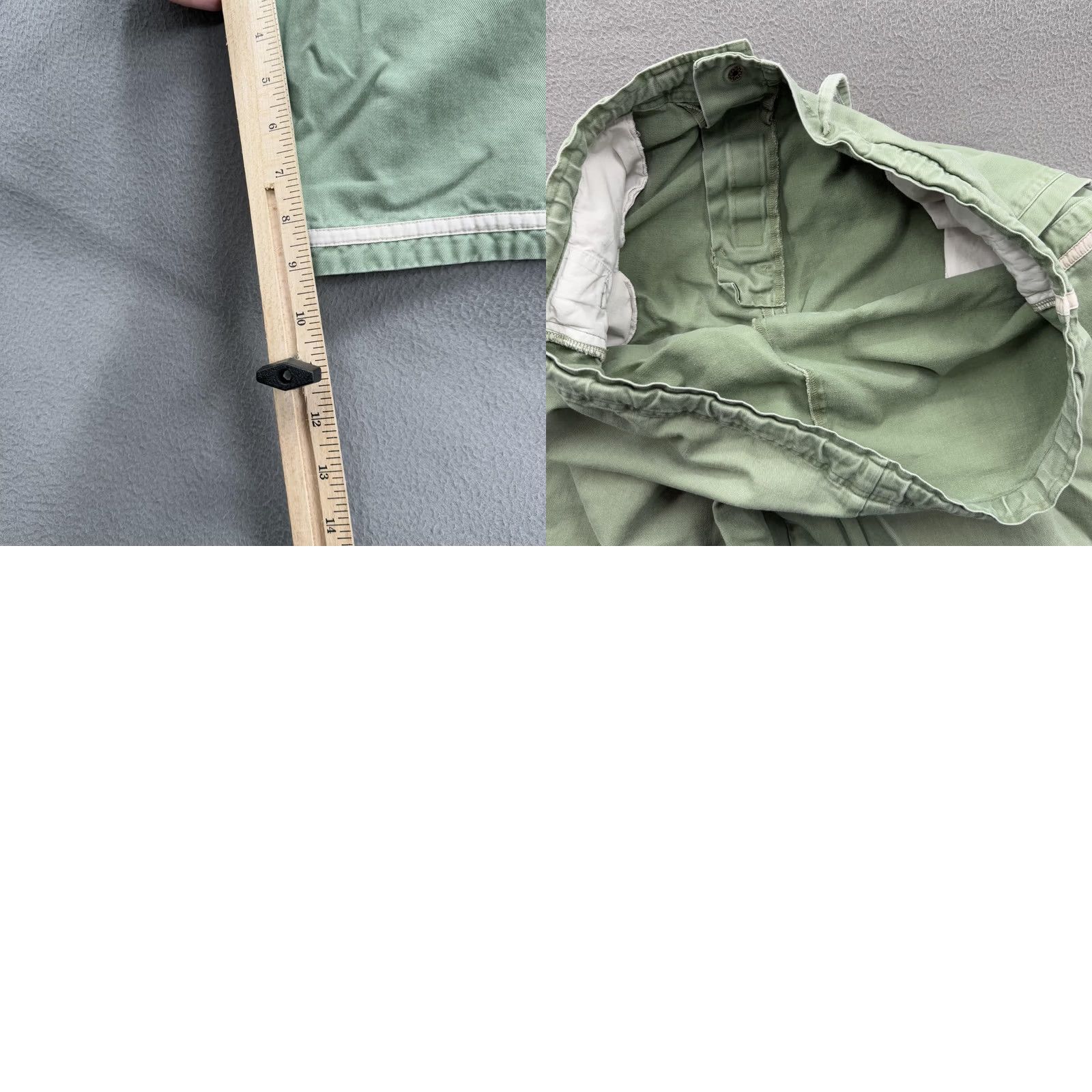 Nike Nike Shorts Mens Large Green NSW N-72 Cotton Track Field Piping Zip Fly Casual Size US 33 - 8 Thumbnail