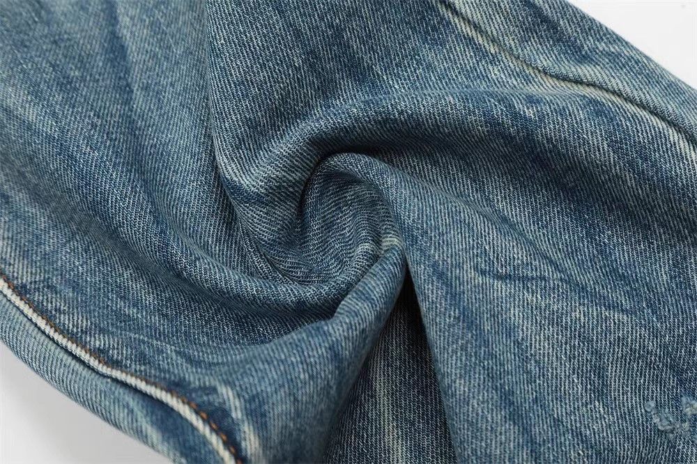 Designer × Japanese Brand Straight washed casual gradient ripped flared jeans Size US 32 / EU 48 - 5 Thumbnail