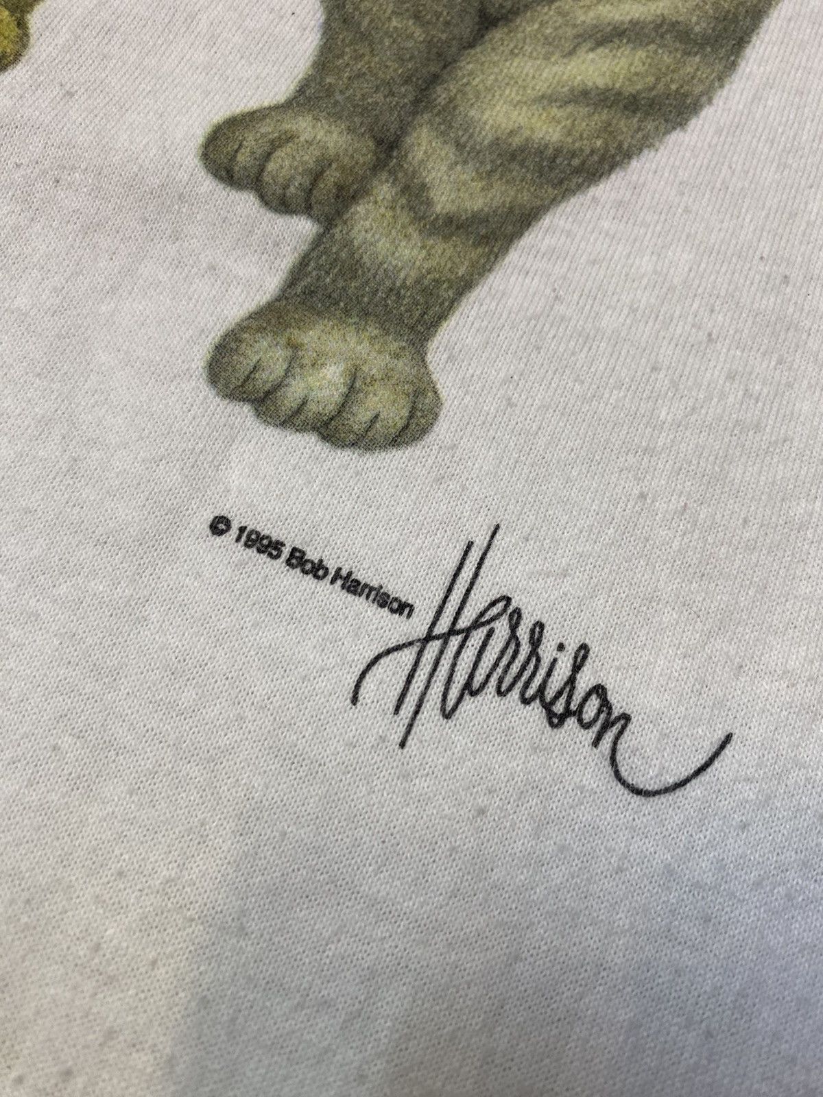Vintage 1995 Bob Harrison Copyright Vintage Tee Murino’s Size US XL / EU 56 / 4 - 4 Thumbnail