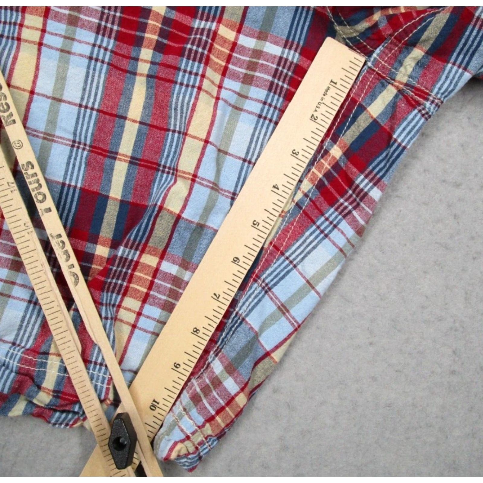Polo Ralph Lauren Polo Jeans Ralph Lauren Shorts Mens 40 Red Plaid Cargo 10" Golf Casual Work Colorful Men’s 40 Red Cargo Shorts Polo Jeans Ralph Lauren Size US L / EU 52-54 / 3 - 4 Thumbnail