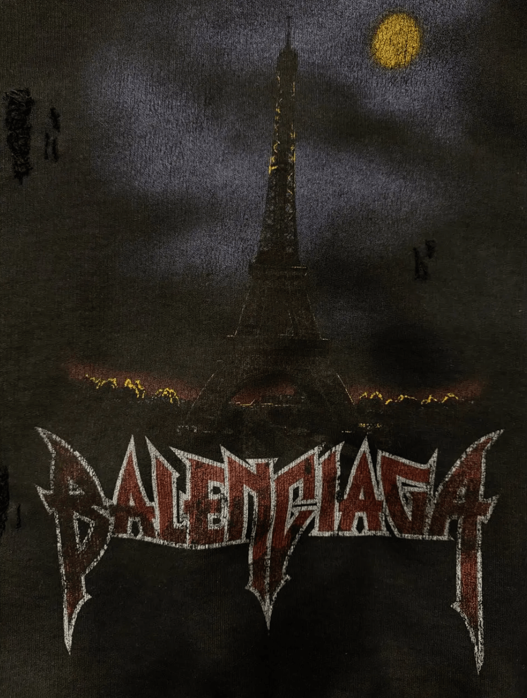 Balenciaga Balenciaga Paris Moon zip up hoodie Size US M / EU 48-50 / 2 - 3 Thumbnail