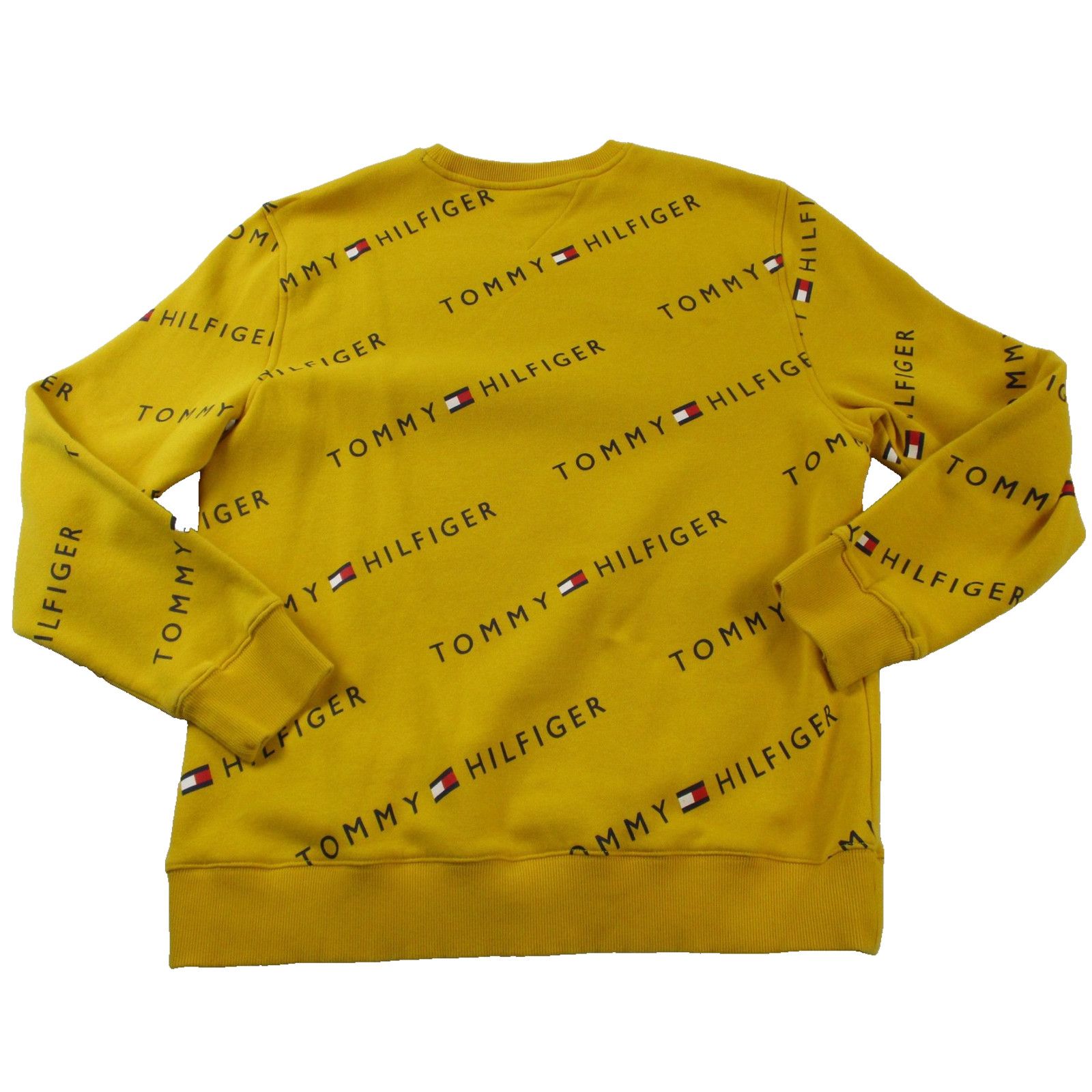 Tommy Hilfiger Tommy Hilfiger All-Over Print Crewneck Mustard Yellow Men XL Size US XL / EU 56 / 4 - 2 Thumbnail