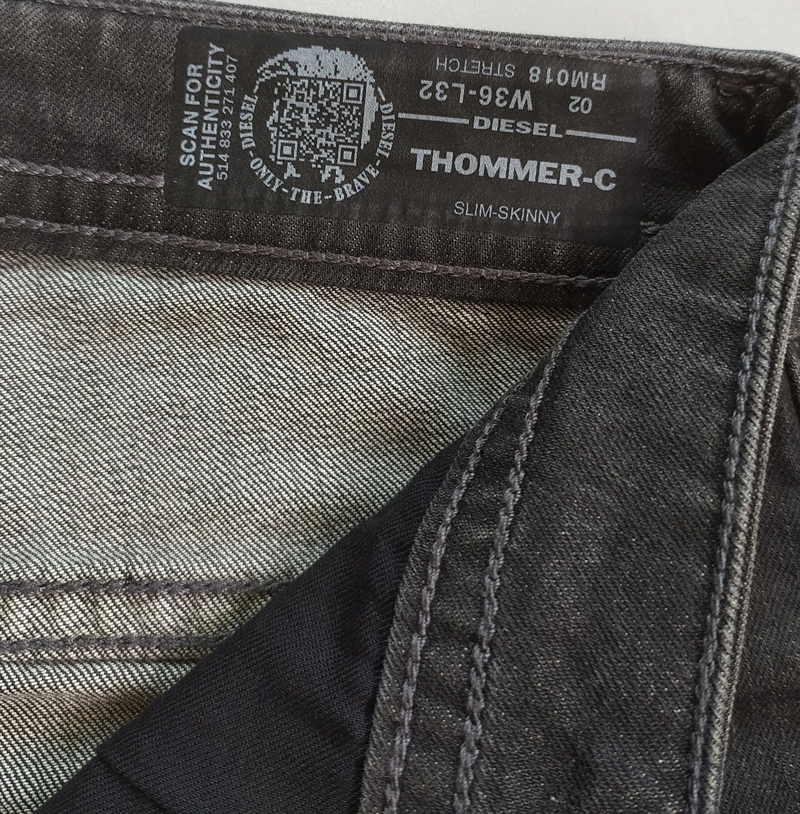 Diesel Diesel THOMMER-C L.32 MENS JEANS T/9600 Size US 36 / EU 52 - 7 Thumbnail
