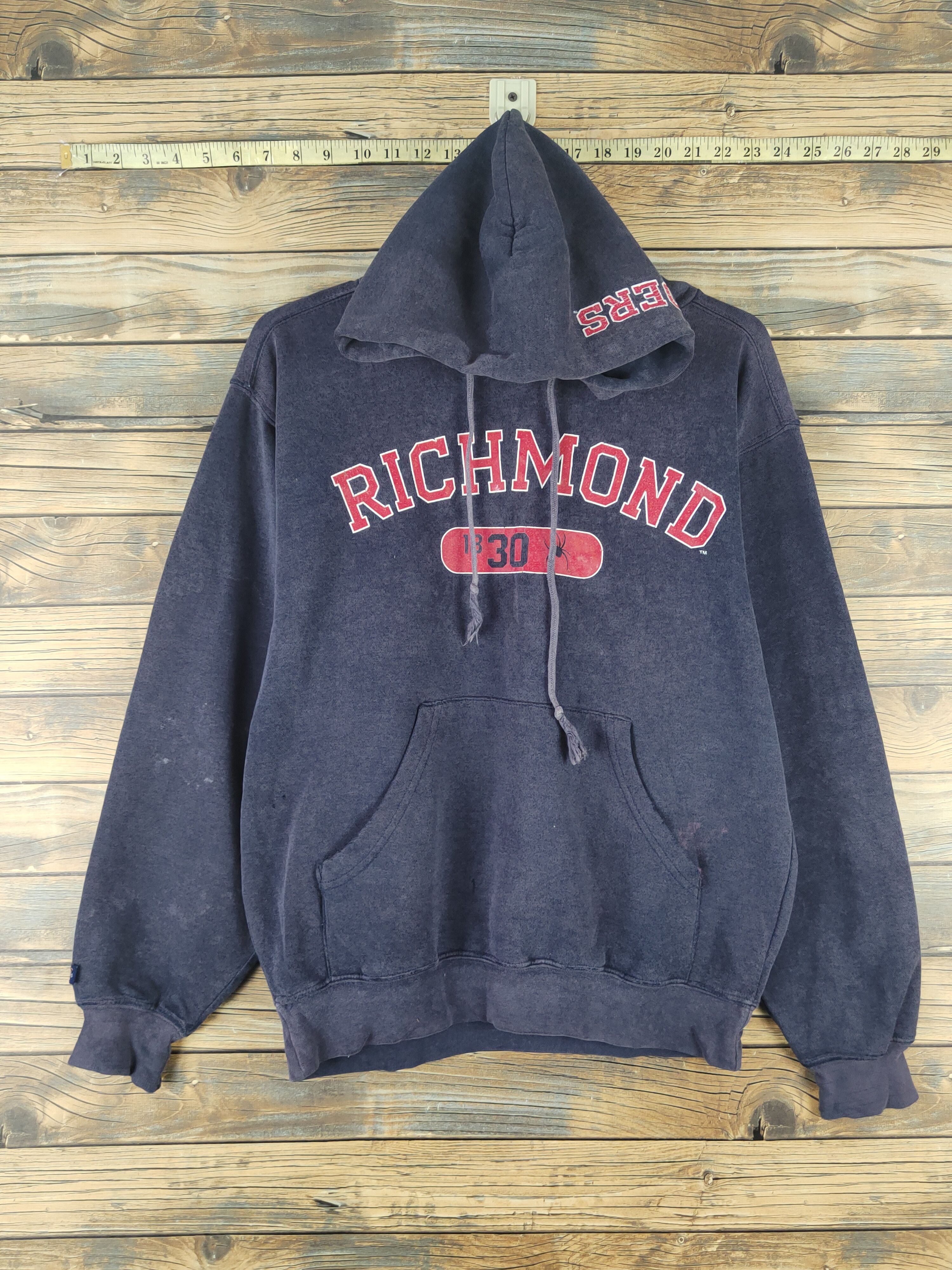 DL Jansport Navy Faded Hoodie Sweatshirts #1735
