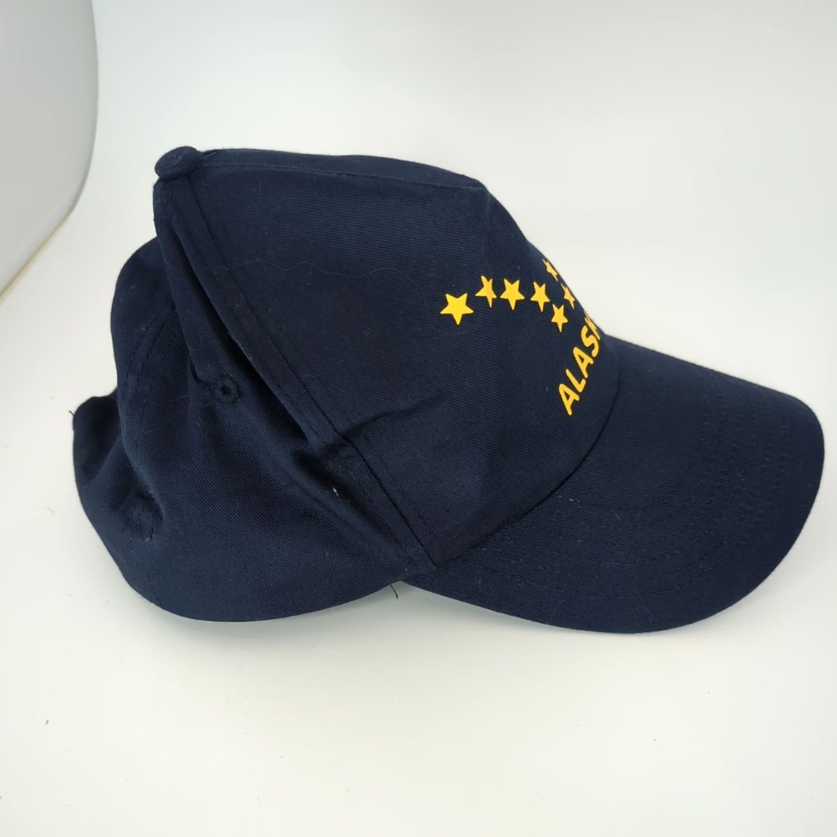 Vintage Premium Alaska Hat Flag Cap Navy Blue Snapback Adjustable Baseball Cap Men Fox? Size ONE SIZE - 5 Thumbnail