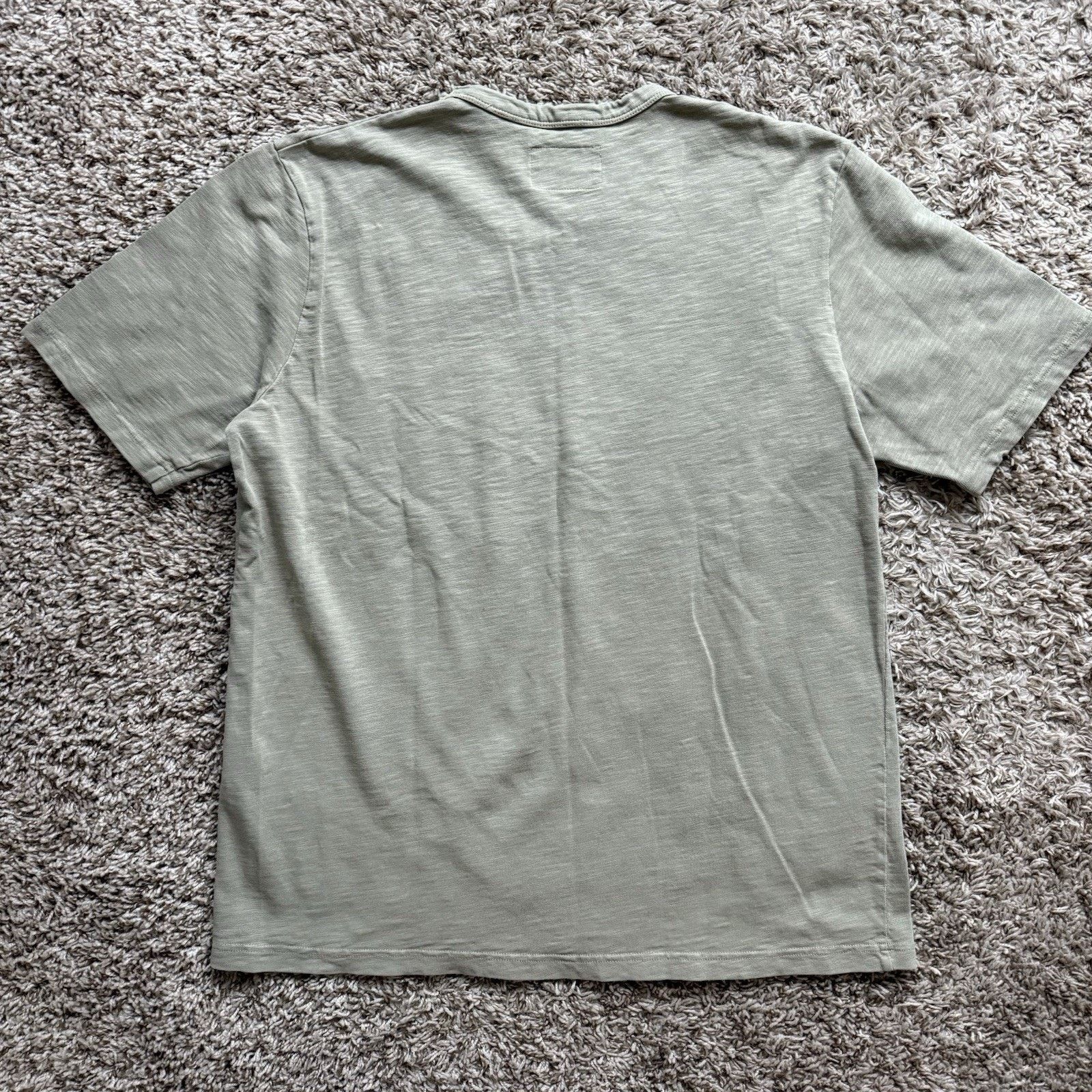 Folk Folk Clothing Heavyweight Sage Green Front Pocket T-Shirt Size US M / EU 48-50 / 2 - 4 Thumbnail