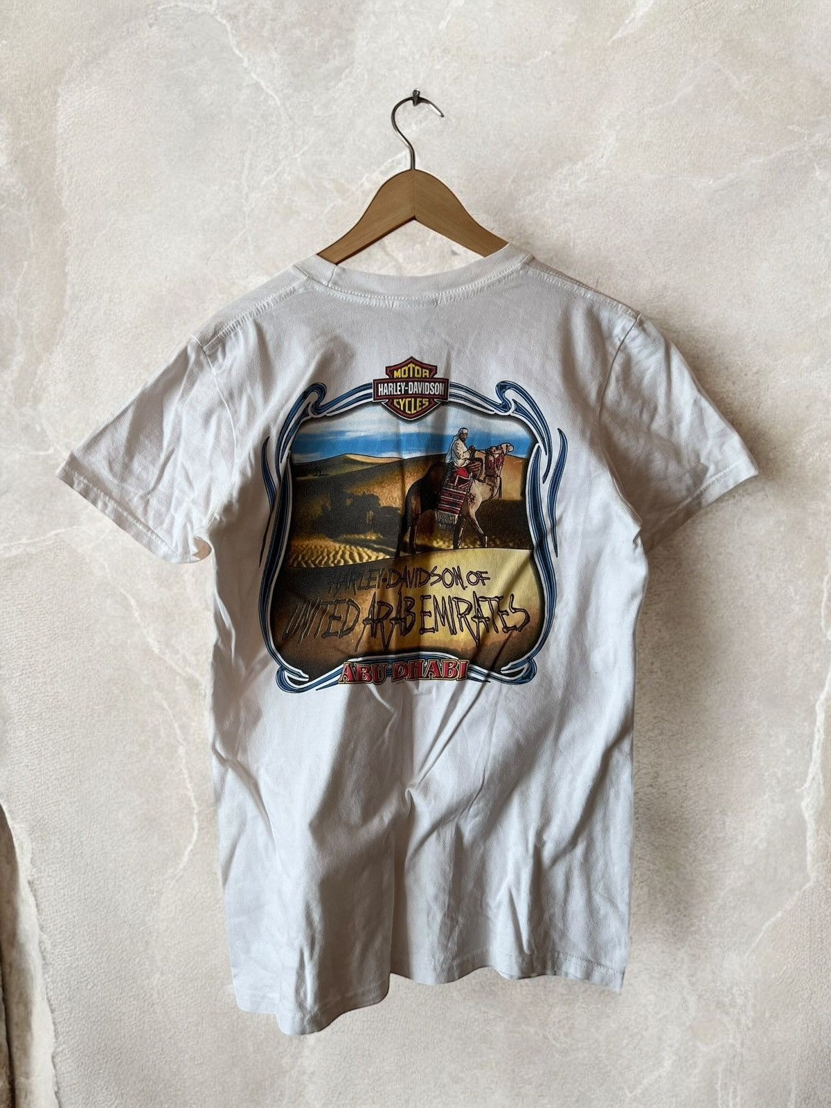 Harley Davidson × Vintage HARLEY DAVIDSON ABU-DHABI 2011 vintage T shirt tee 1 y2k Size US M / EU 48-50 / 2 - 1 Thumbnail