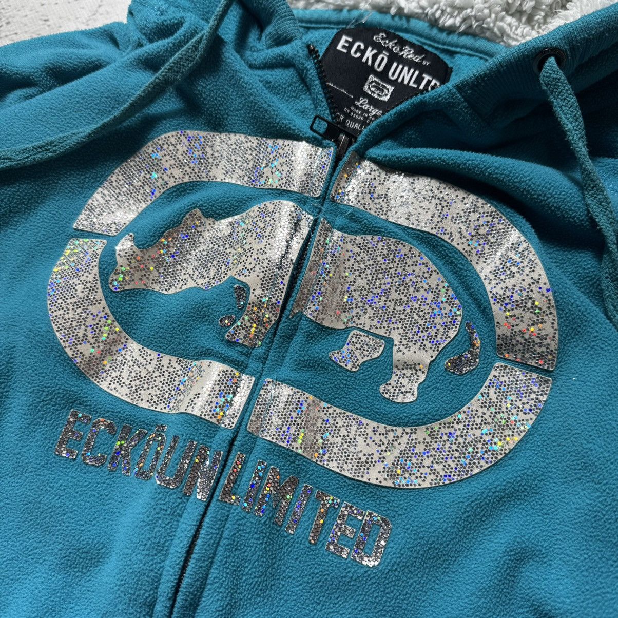 Ecko Unltd. × Rap Tees vintage y2k zip hoodie ecko unlimited with big rhino horn Size L / US 10 / IT 46 - 5 Thumbnail