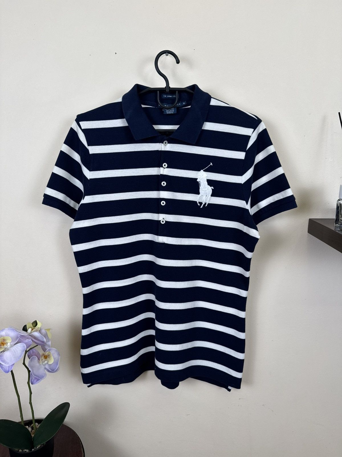 Polo Ralph Lauren Vintage Polo Ralph Lauren T shirt Striped Big Pony XL Women Size XL / US 12-14 / IT 48-50 - 2 Thumbnail