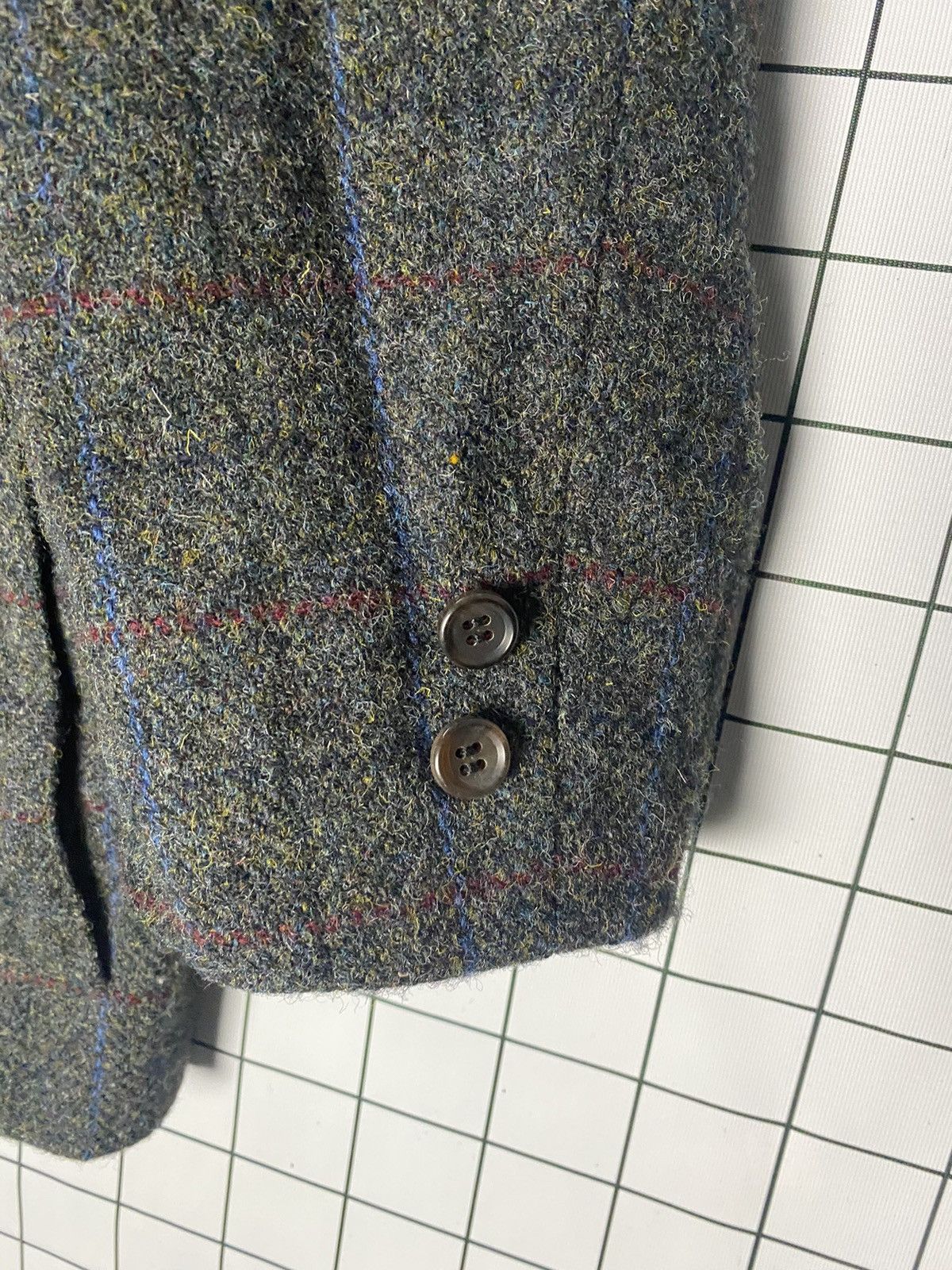 Harris Tweed Vintage Papas Hand Woven Harris Tweed Wool Jacket Size US L / EU 52-54 / 3 - 8 Thumbnail