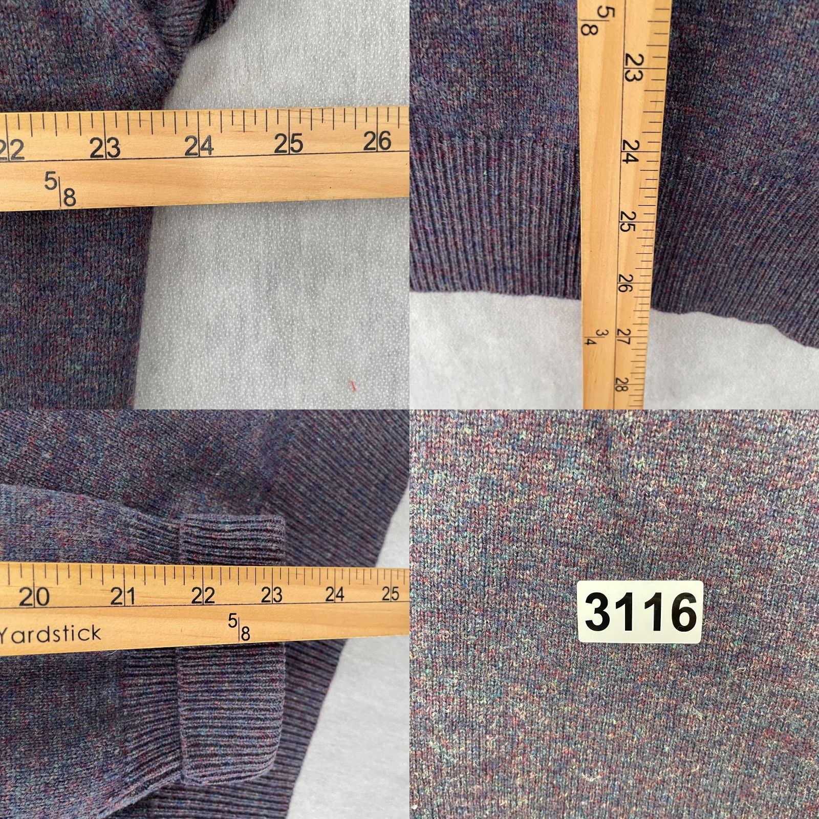 Pendleton VINTAGE Pendleton Sweater Adult Large Purple Lambswool Virgin Wool Pullover Mens Size US L / EU 52-54 / 3 - 8 Thumbnail