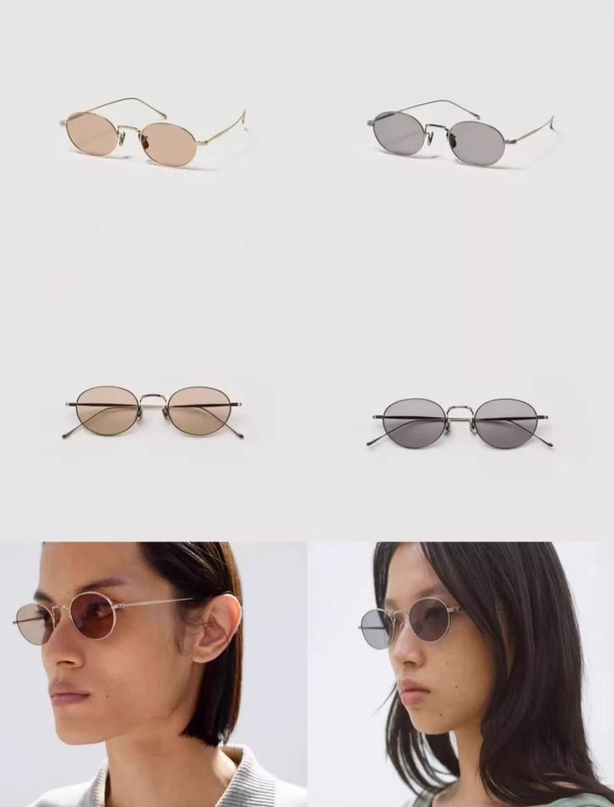 Auralee auralee eyevan x 2-tone metal/acetate sunglasses Size ONE SIZE - 2 Thumbnail