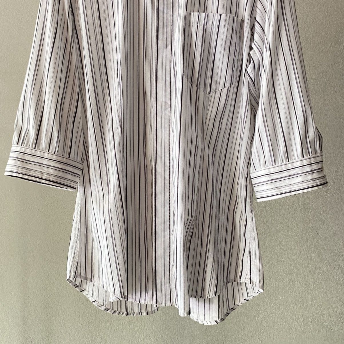 Tornado Mart TORNADO MART Striped 3/4 Sleeve Shirt Size L / US 10 / IT 46 - 9 Thumbnail