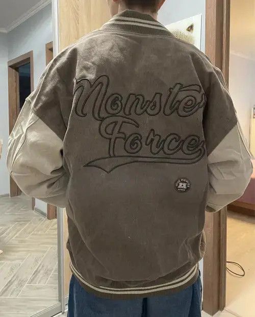 Anime × Japanese Brand Jack Monster Force Bomber Jacket Varsity🔥🔥🔥 Size US M / EU 48-50 / 2 - 2 Thumbnail