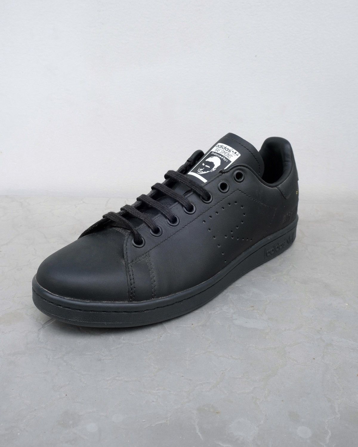 Adidas × Raf Simons RAF SIMONS x ADIDAS Black Stan Smith Shoes Size US 8 / EU 41 - 4 Thumbnail