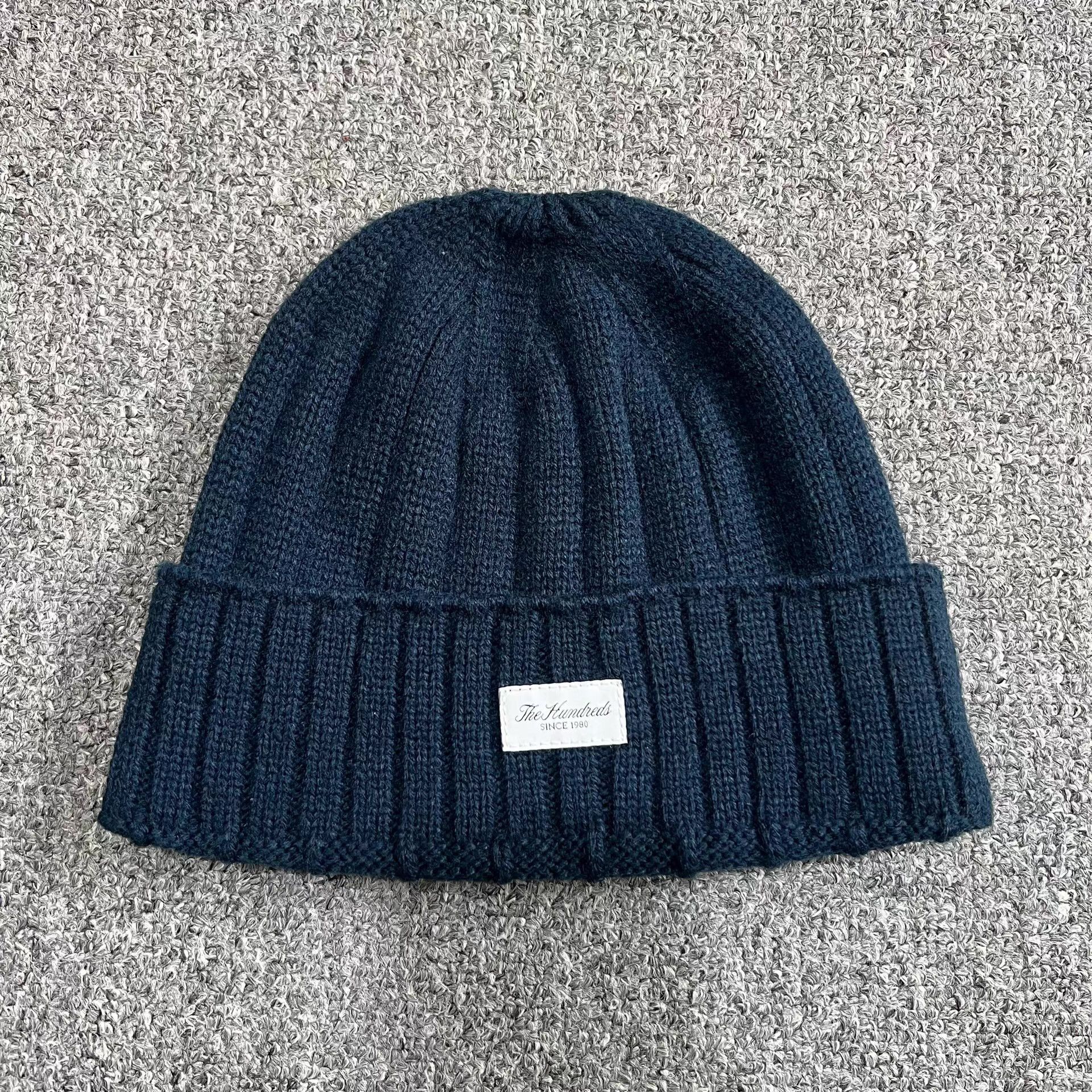 The Hundreds The Hundreds Patch Embroidered Knitted Beanie Q7 Size ONE SIZE - 5 Thumbnail