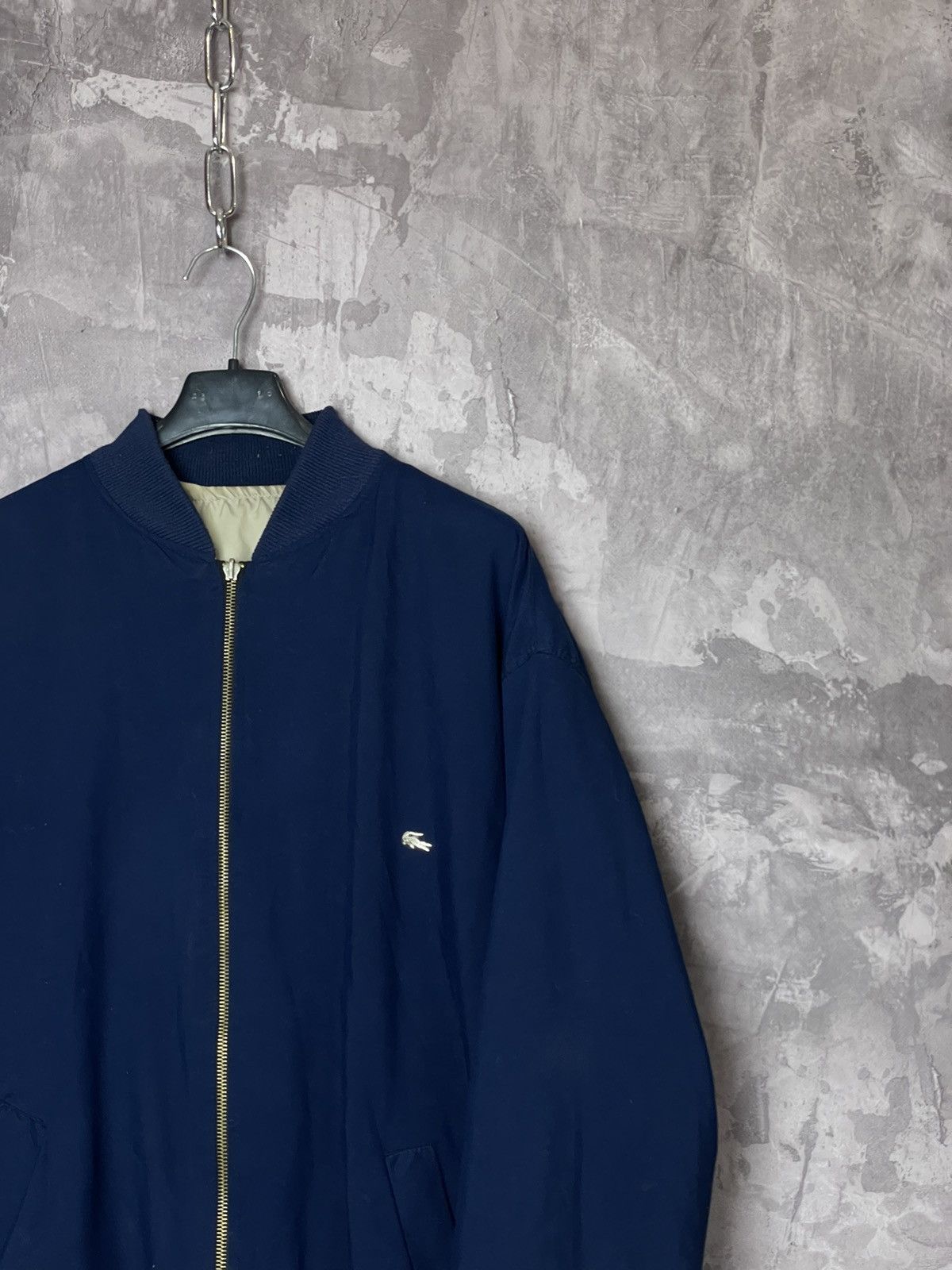 Other Vintage Lacoste bomber reversible jacket 80s 90 zip Size US L / EU 52-54 / 3 - 3 Thumbnail