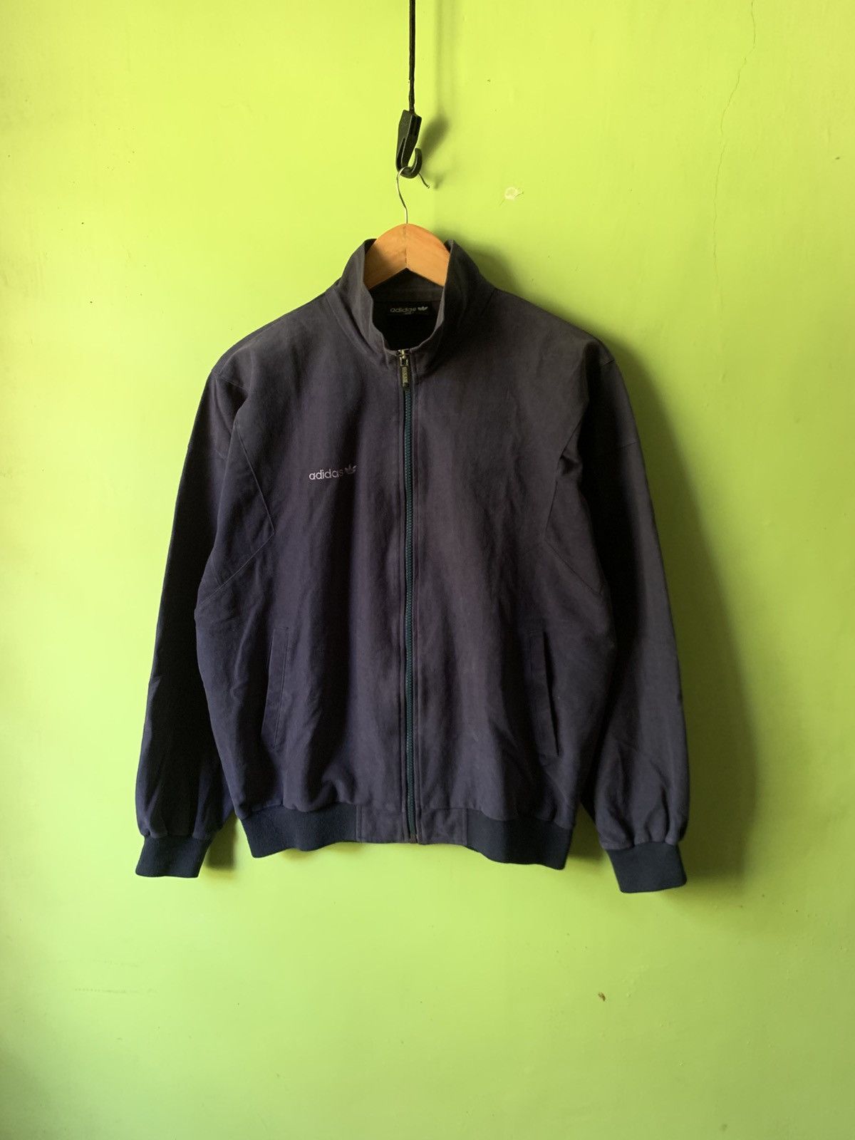 Adidas Vintage 1980s Adidas zip-up track jacket Size US L / EU 52-54 / 3 - 1 Thumbnail