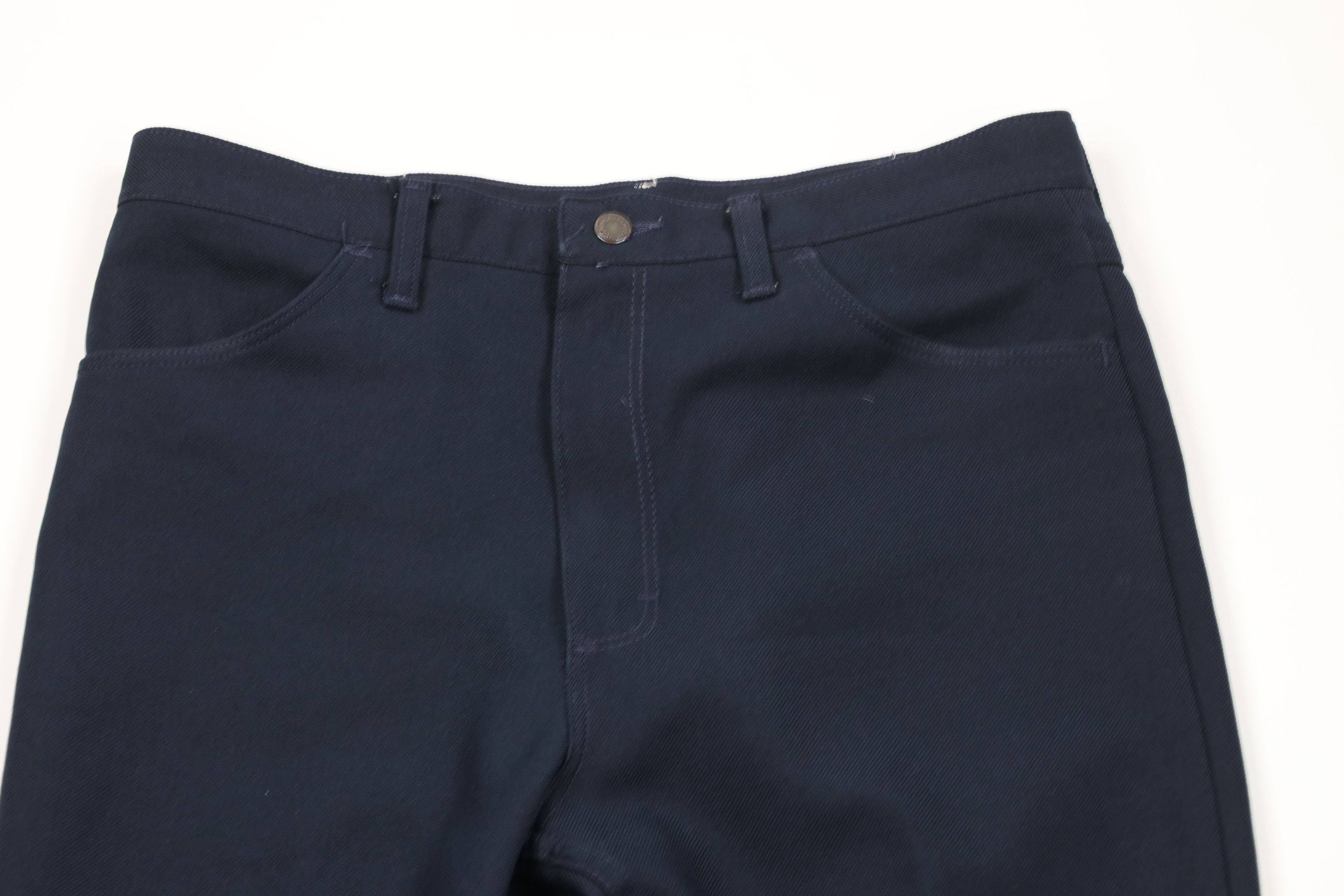 Vintage 90s Wrangler Wide Leg Chinos Chino Pants Navy USA