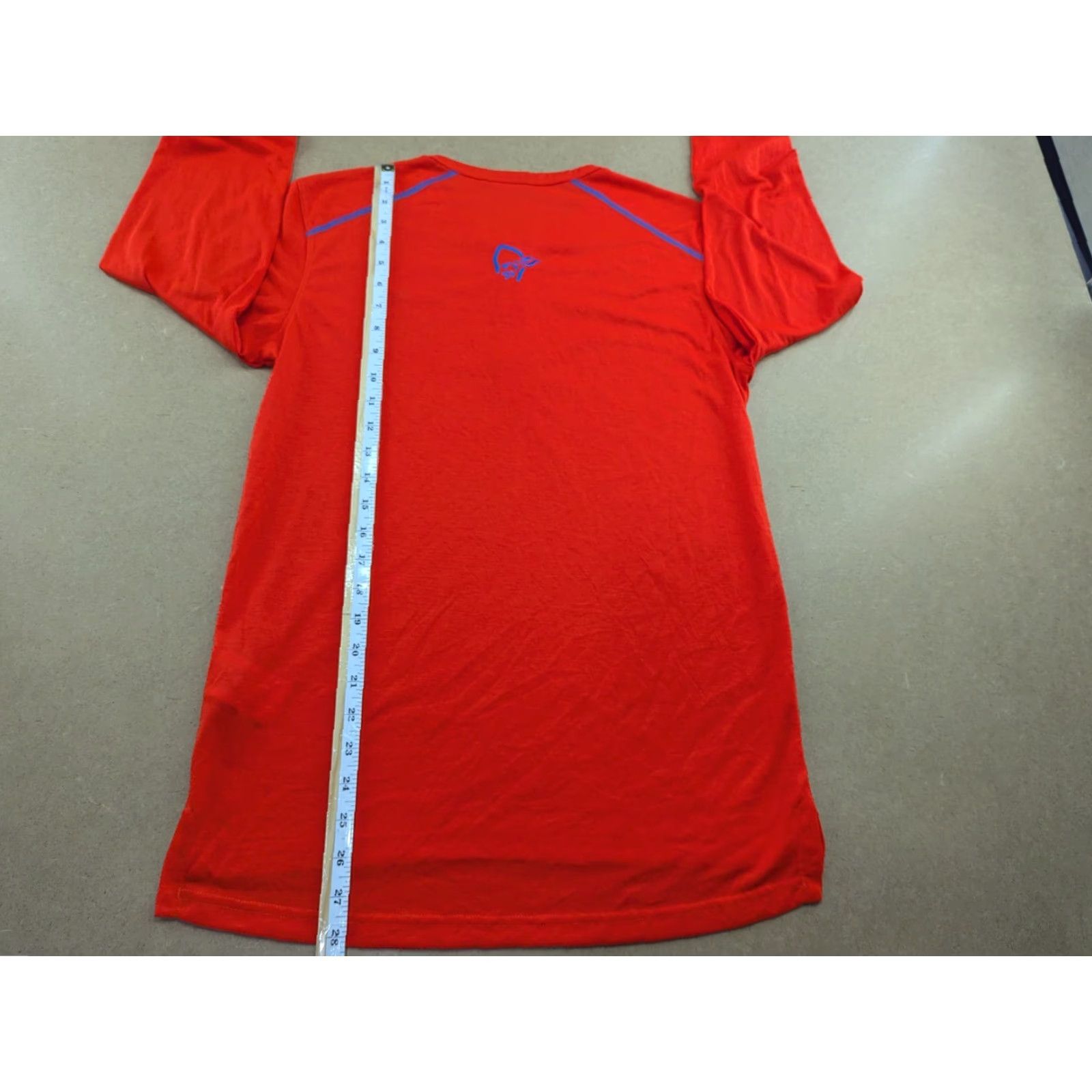 Vintage Norrona Falketind Long Sleeve Shirt Mens Small Pullover Outdoor Hiking Orange Solid Quick Dry Stretch Size US S / EU 44-46 / 1 - 3 Thumbnail