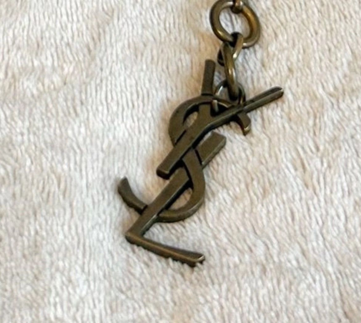 Yves Saint Laurent YSL Vintage Collector Logo // Lion Head Python & Chain Belt Size ONE SIZE - 11 Thumbnail