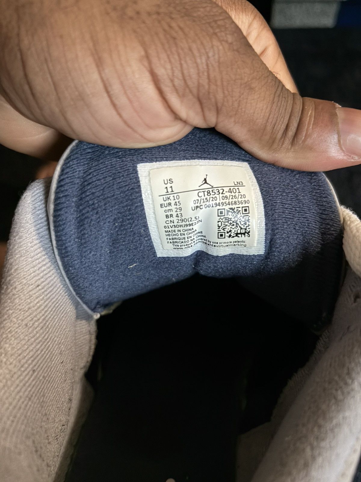 Nike Jordan 3 georgetown Size US 11 / EU 44 - 8 Thumbnail