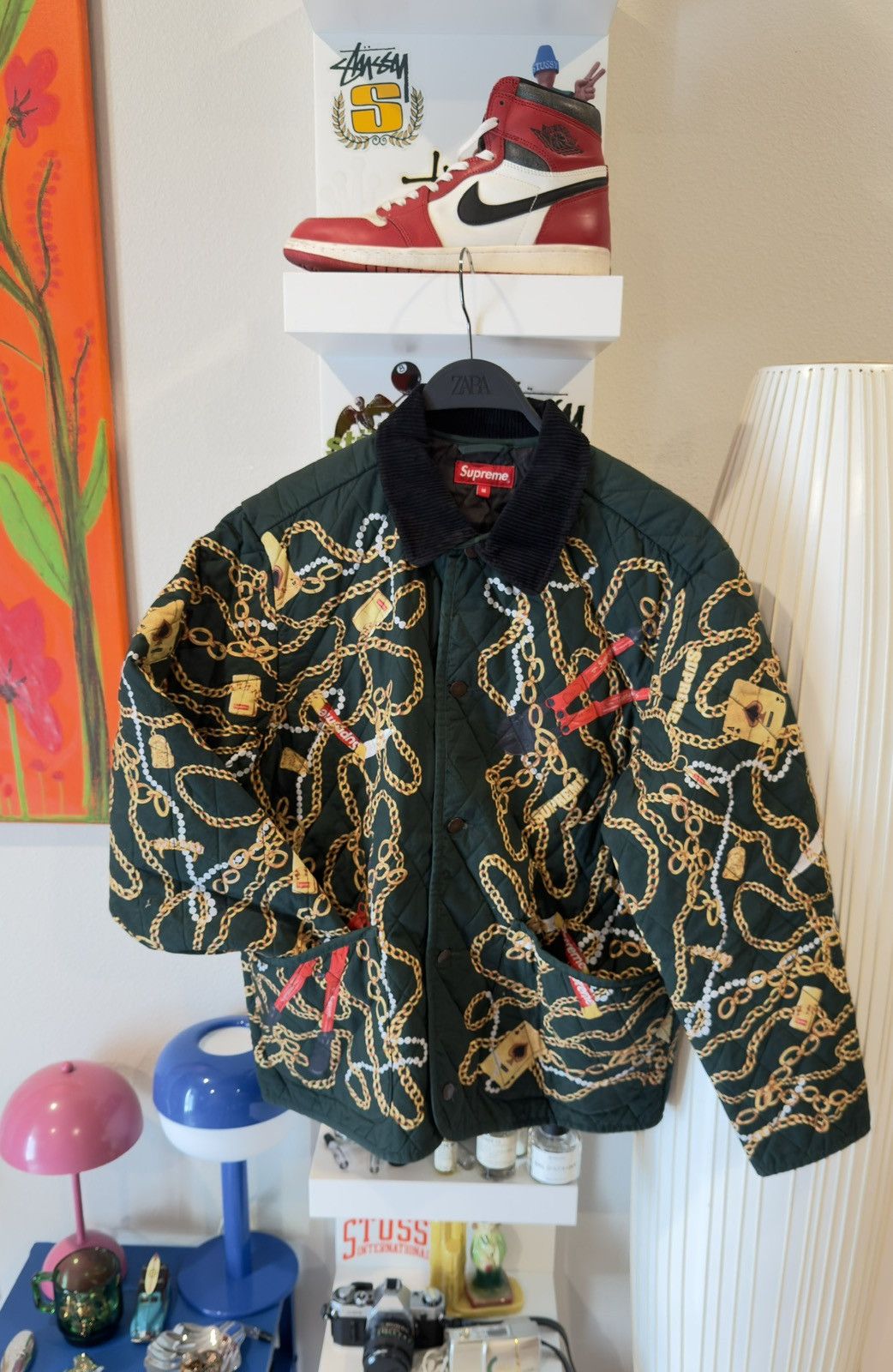 Supreme Supreme Chains Quilted Jacket Size US M / EU 48-50 / 2 - 4 Thumbnail