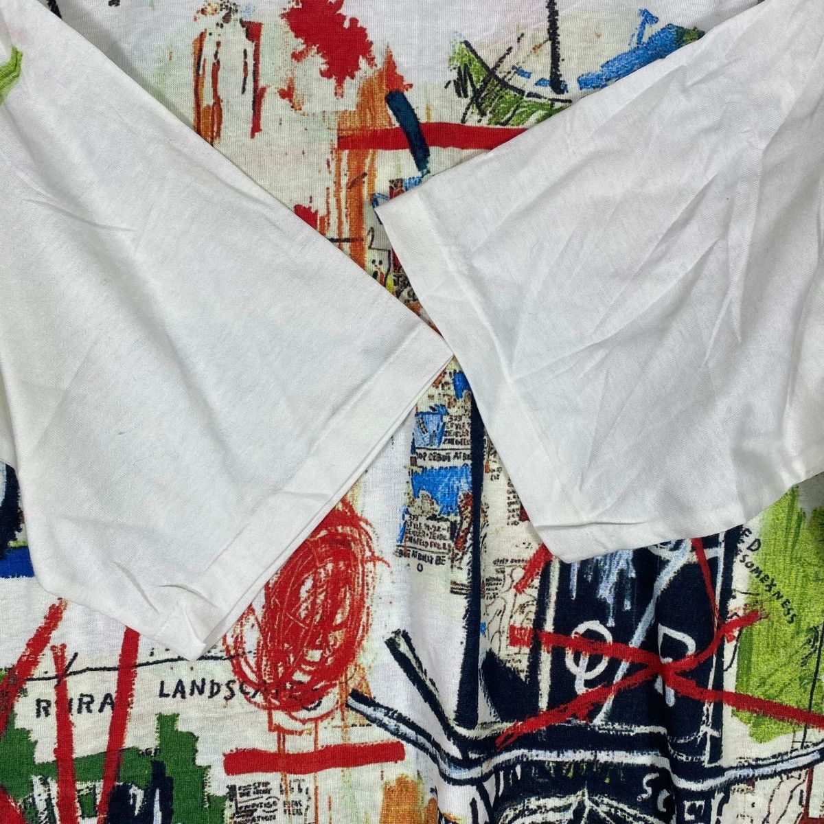Jean-Michel Basquiat × Vintage Vintage 1997 Jean Michel Basquiat T Shirt Size US XL / EU 56 / 4 - 9 Thumbnail