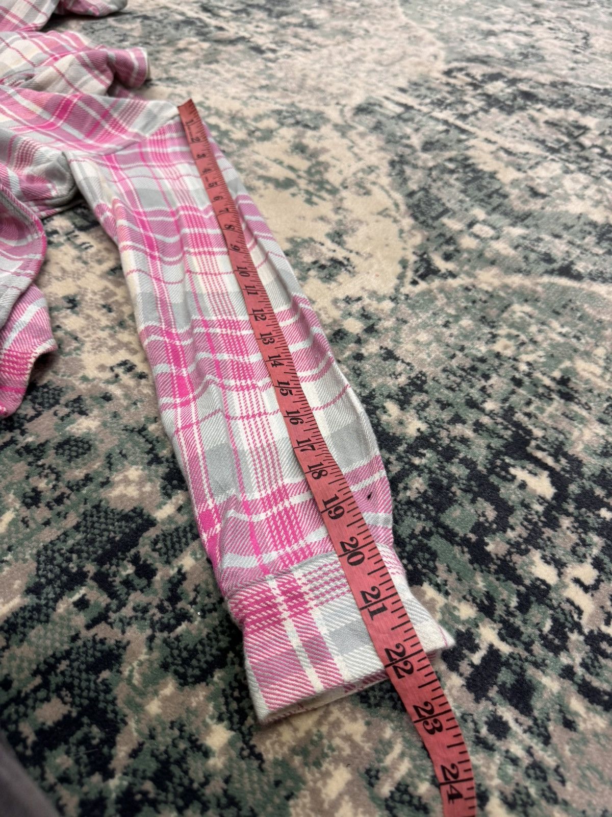 Kapital KAPITAL FLANNEL PINK COLOR MULTIBUTTONS BUTTON UP SHIRT Size XS / US 0-2 / IT 36-38 - 5 Thumbnail