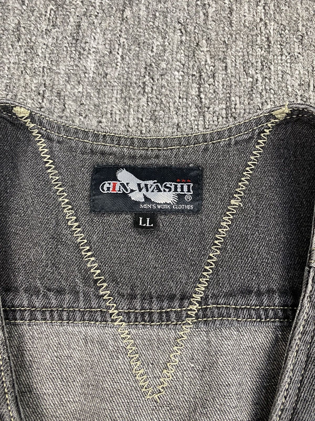 Japanese Brand Ginwashi 1 Set Denim Worker Size US 32 / EU 48 - 3 Thumbnail