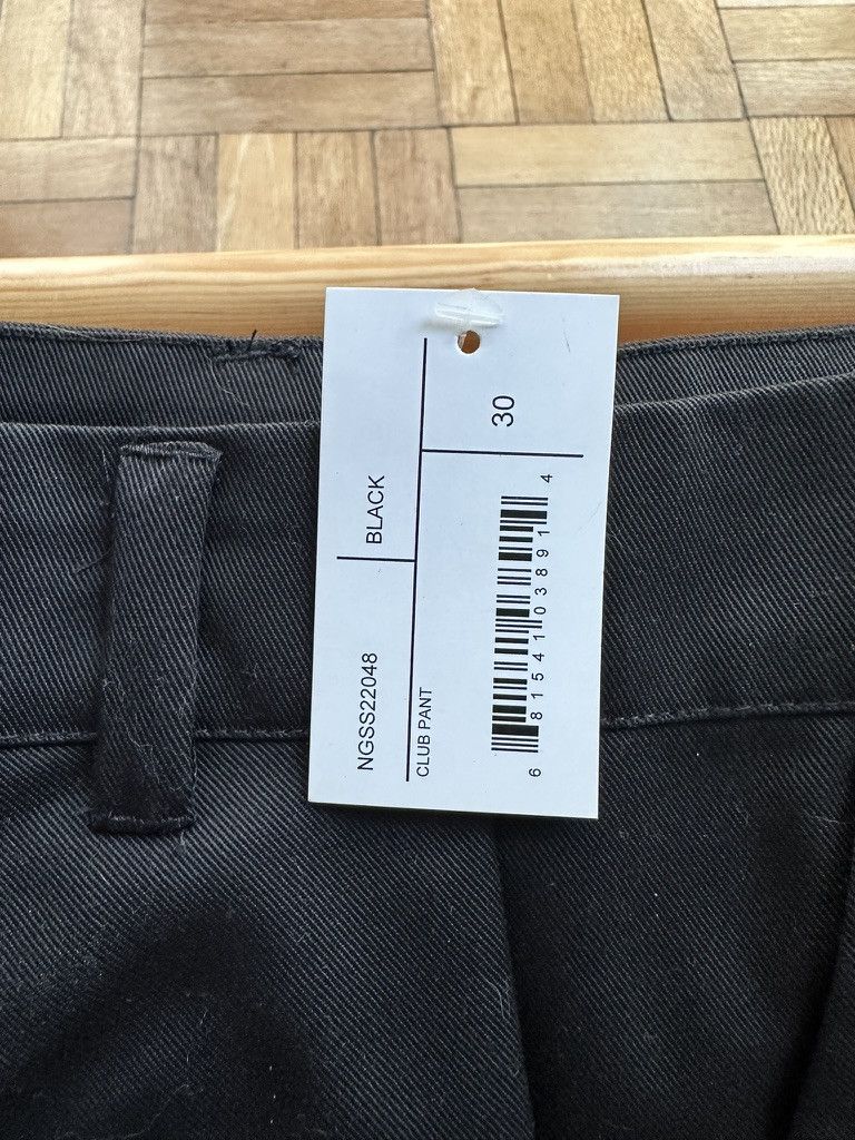 Noon Goons Noon Goons Club Pant – Black Twill Trouser – New With Tags Size US 30 / EU 46 - 4 Thumbnail