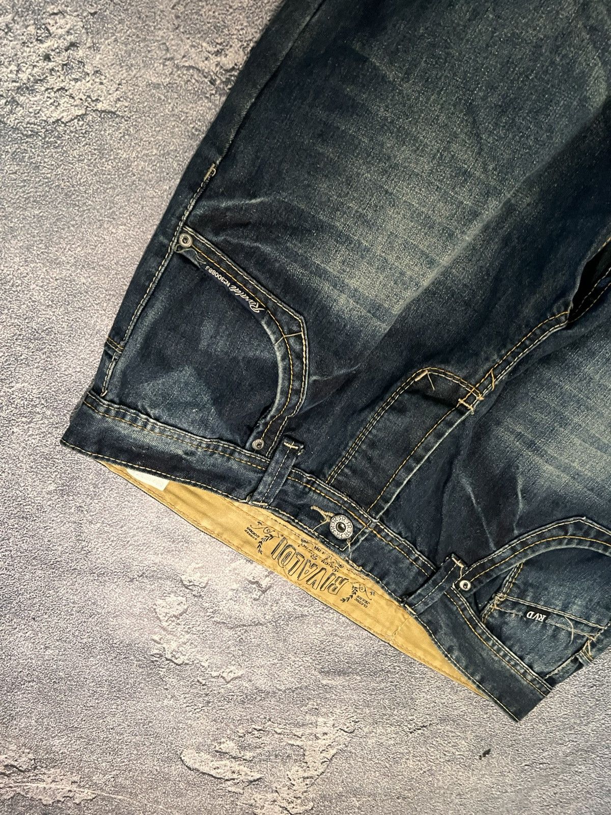 Japanese Brand Japanese Denim Shredded Draped Jean — Number Nine Style Size US 36 / EU 52 - 6 Thumbnail