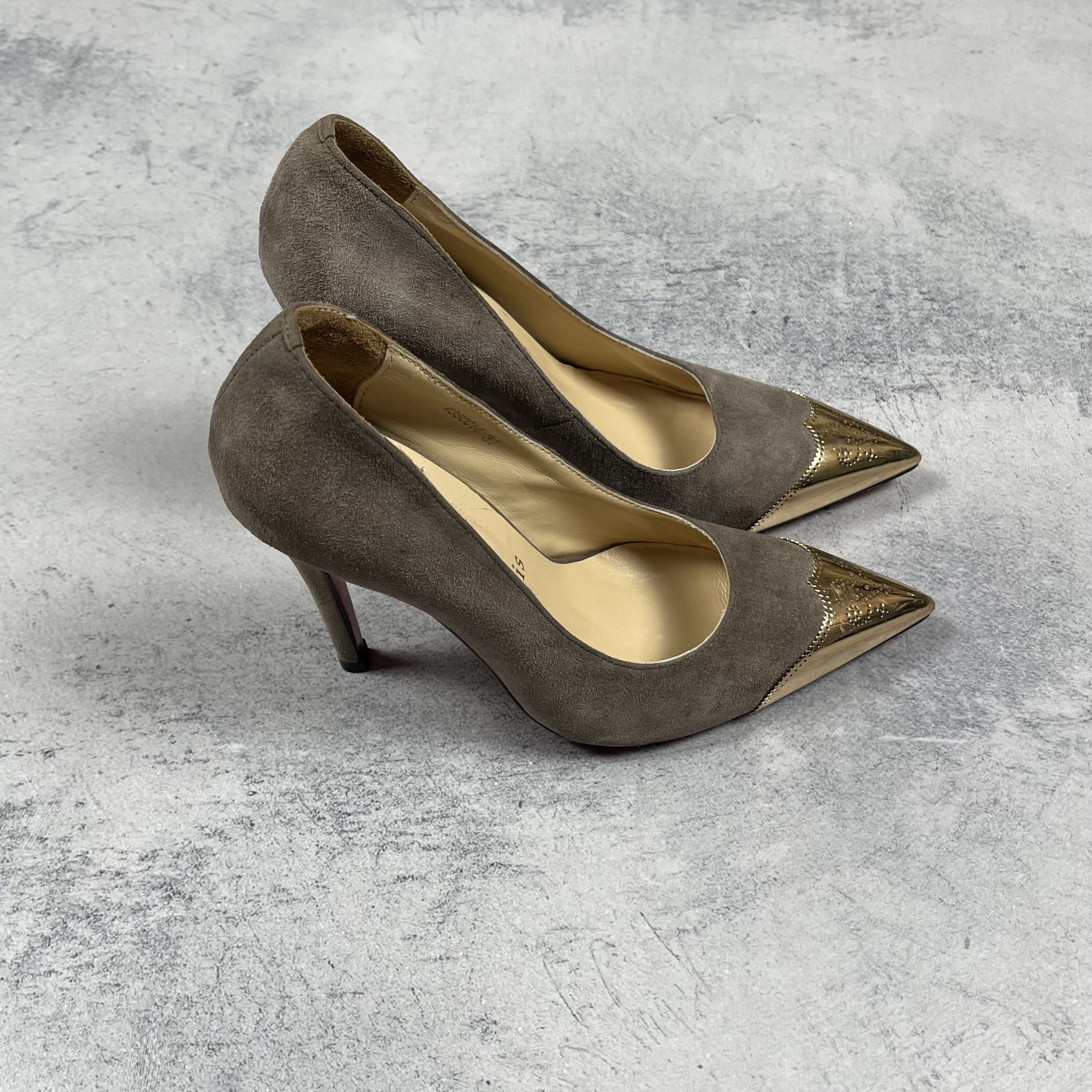 Christian Louboutin Christian Louboutin Suede Heels Size US 6.5 / IT 36.5 - 5 Thumbnail